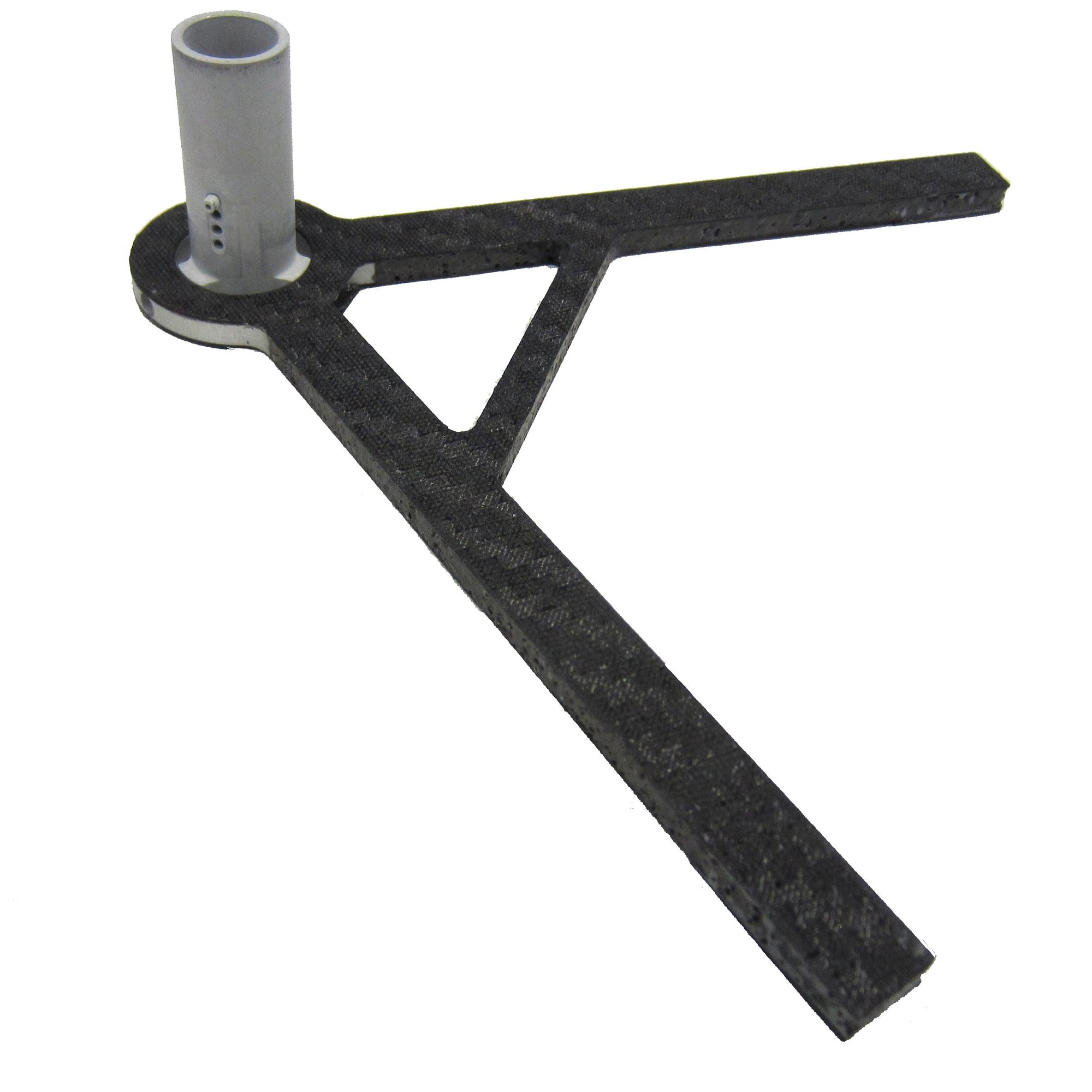 The V-shaped push-off plate is a component of the MASCOT separation mechanism