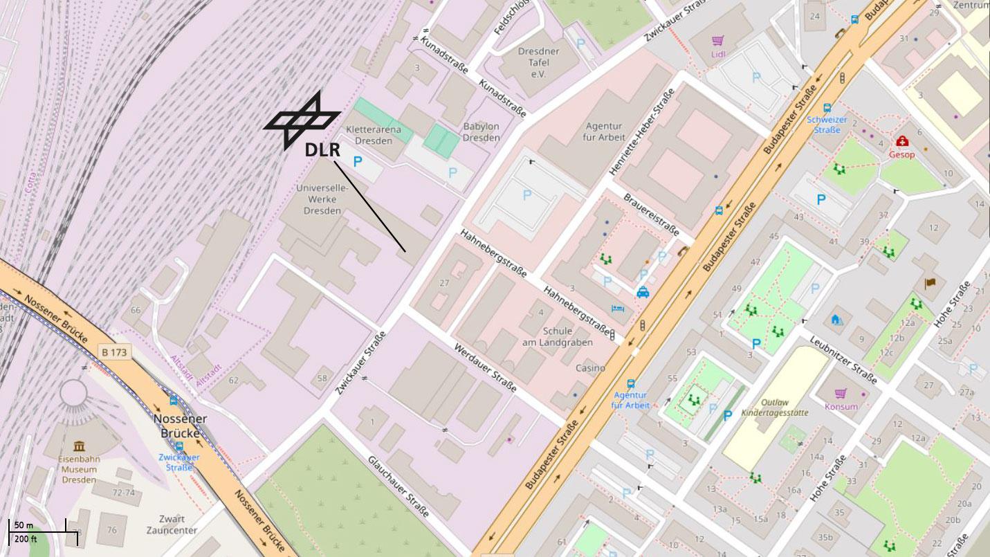 DLR Dresden - How to find us