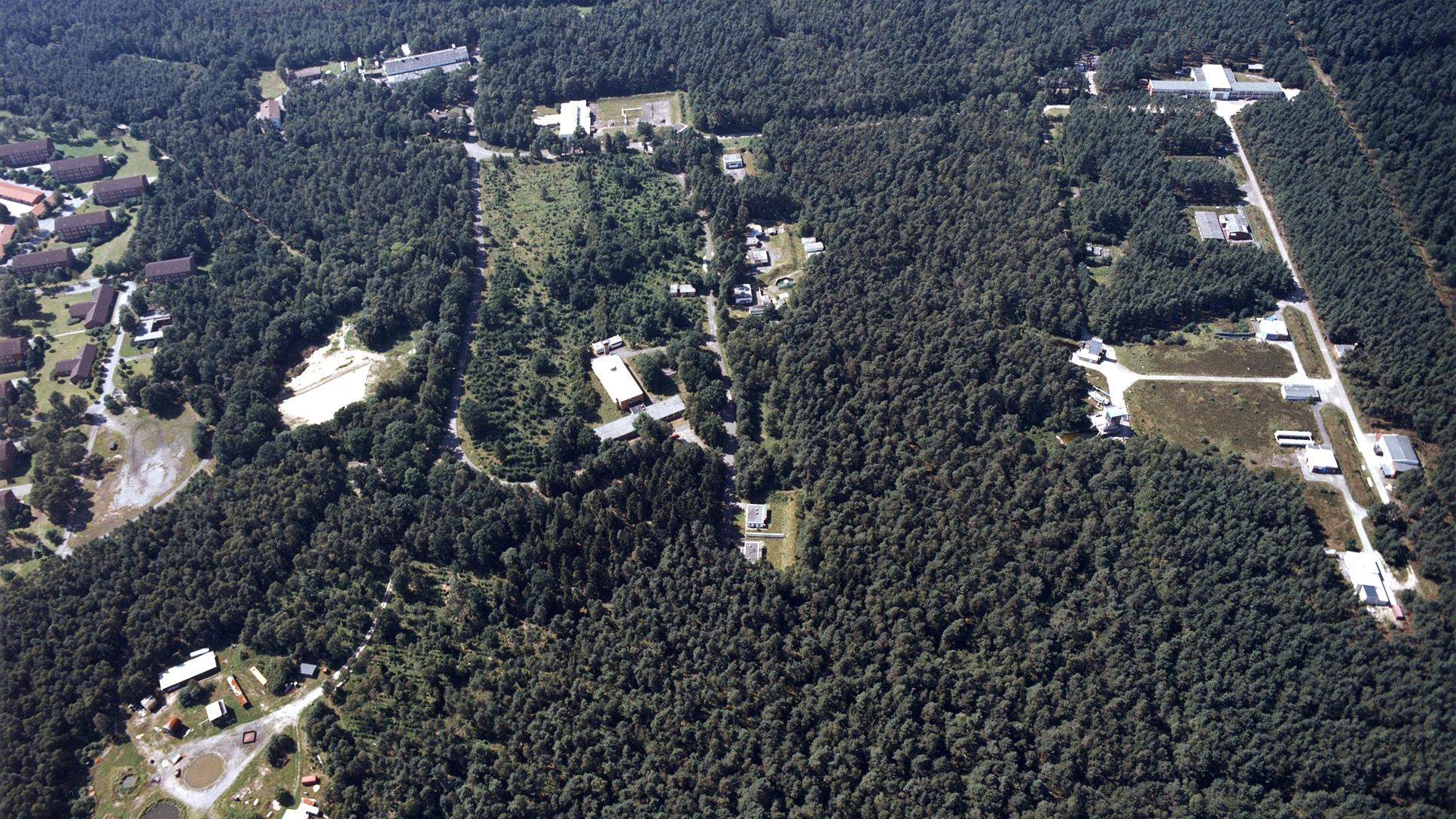 Aerial view of the DLR site Trauen