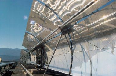 Parabolic-trough solar collector at Plataforma Solar de Almería