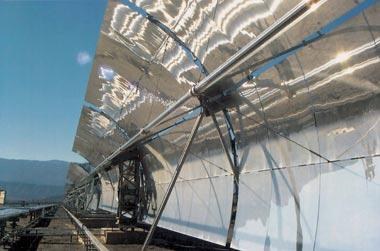 Parabolic-trough solar collector at Plataforma Solar de Almería