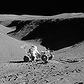 Dave Scott on the moon