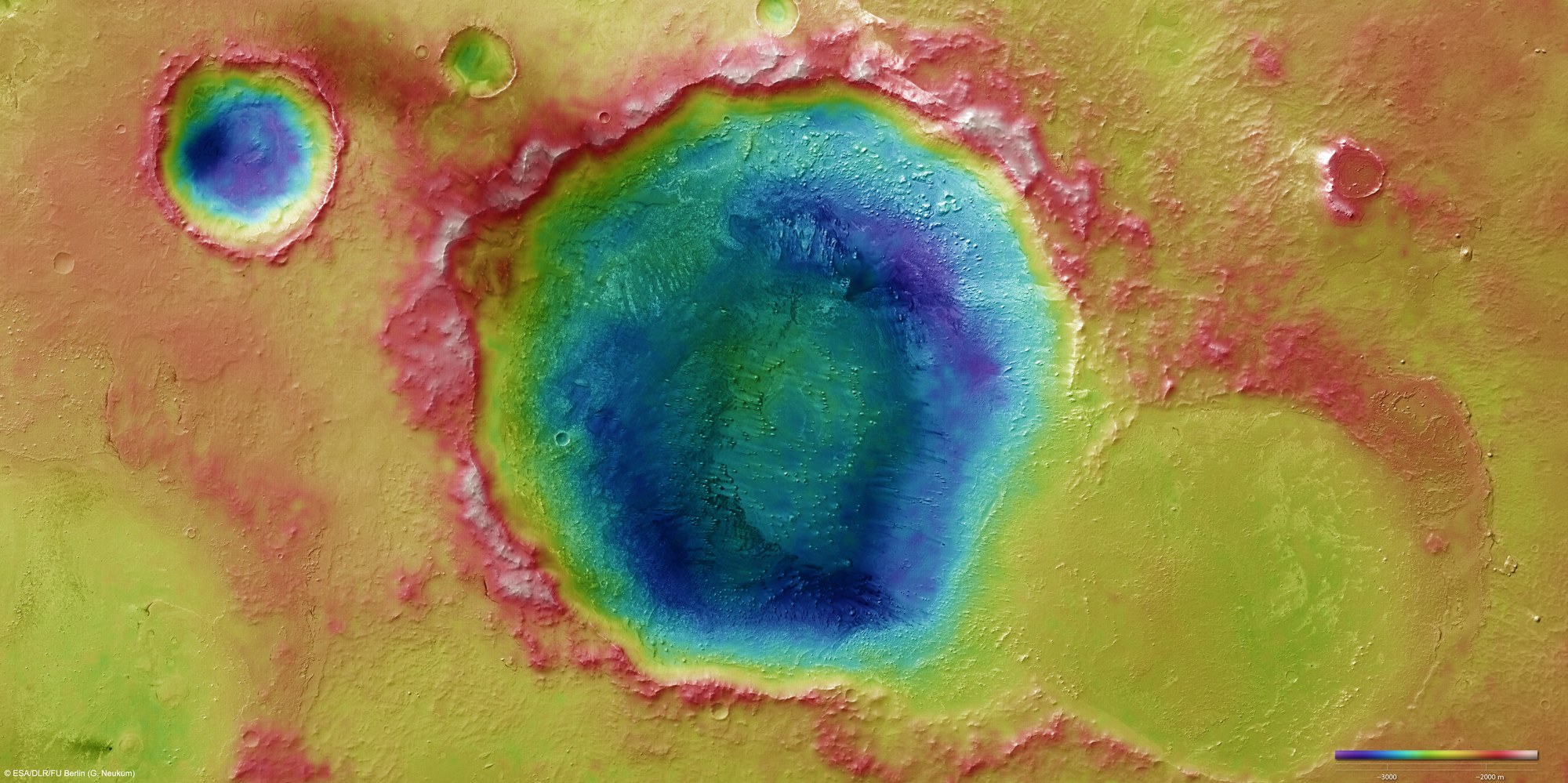 Elevation of the Meridiani