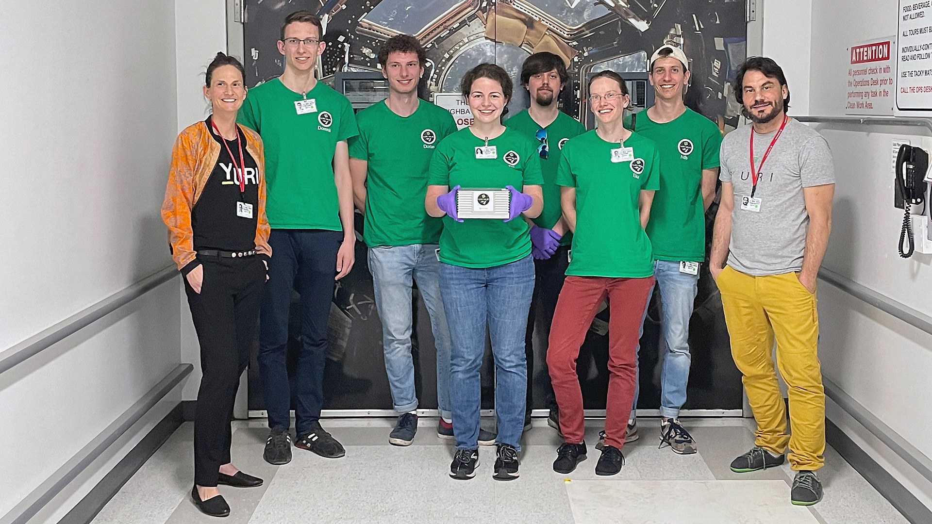 Glücksklee – Plant growth on the ISS under the microscope