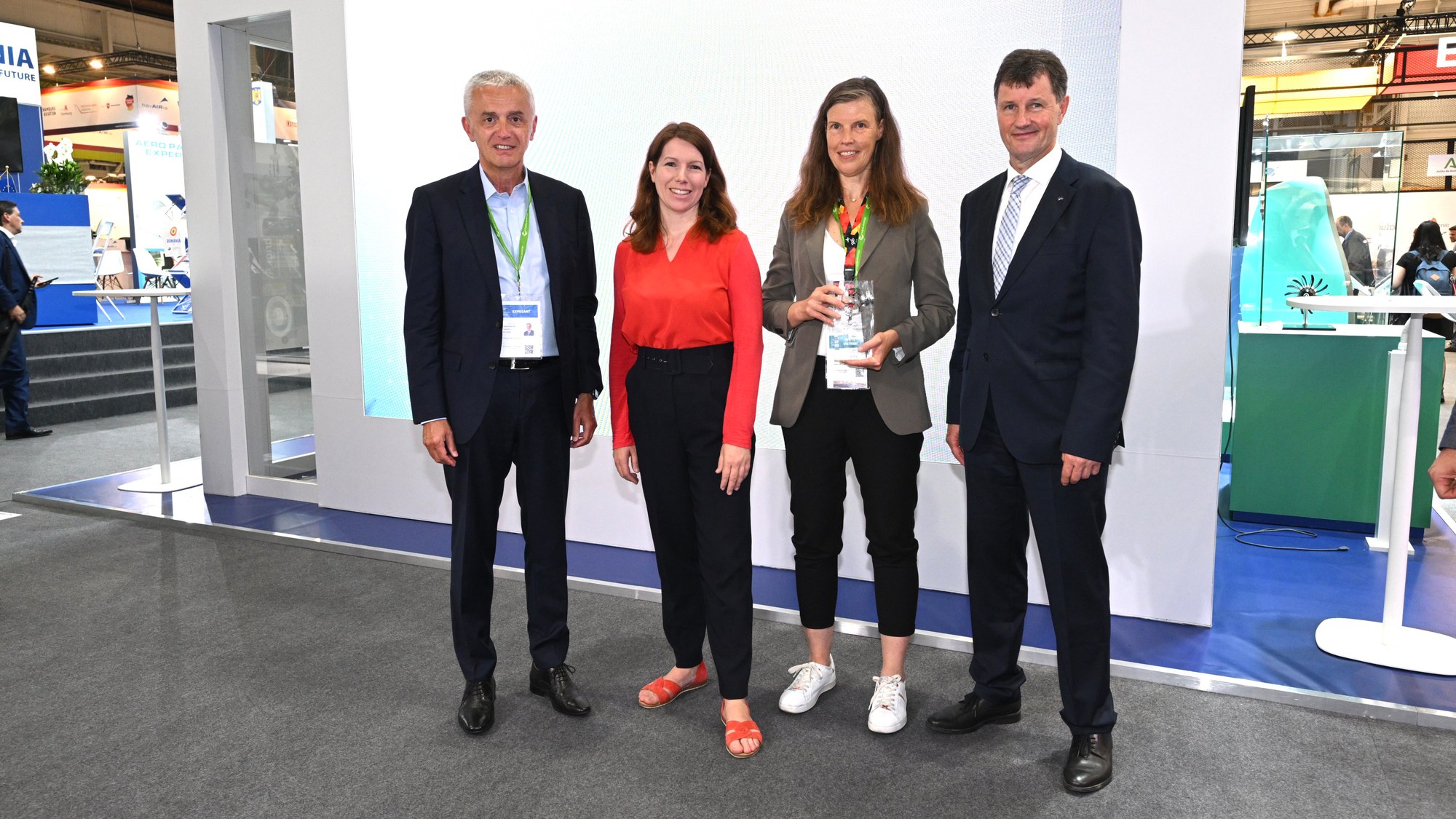 Presentation of the High Five Award to Christiane Voigt