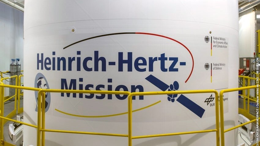 Heinrich Hertz on the launcher