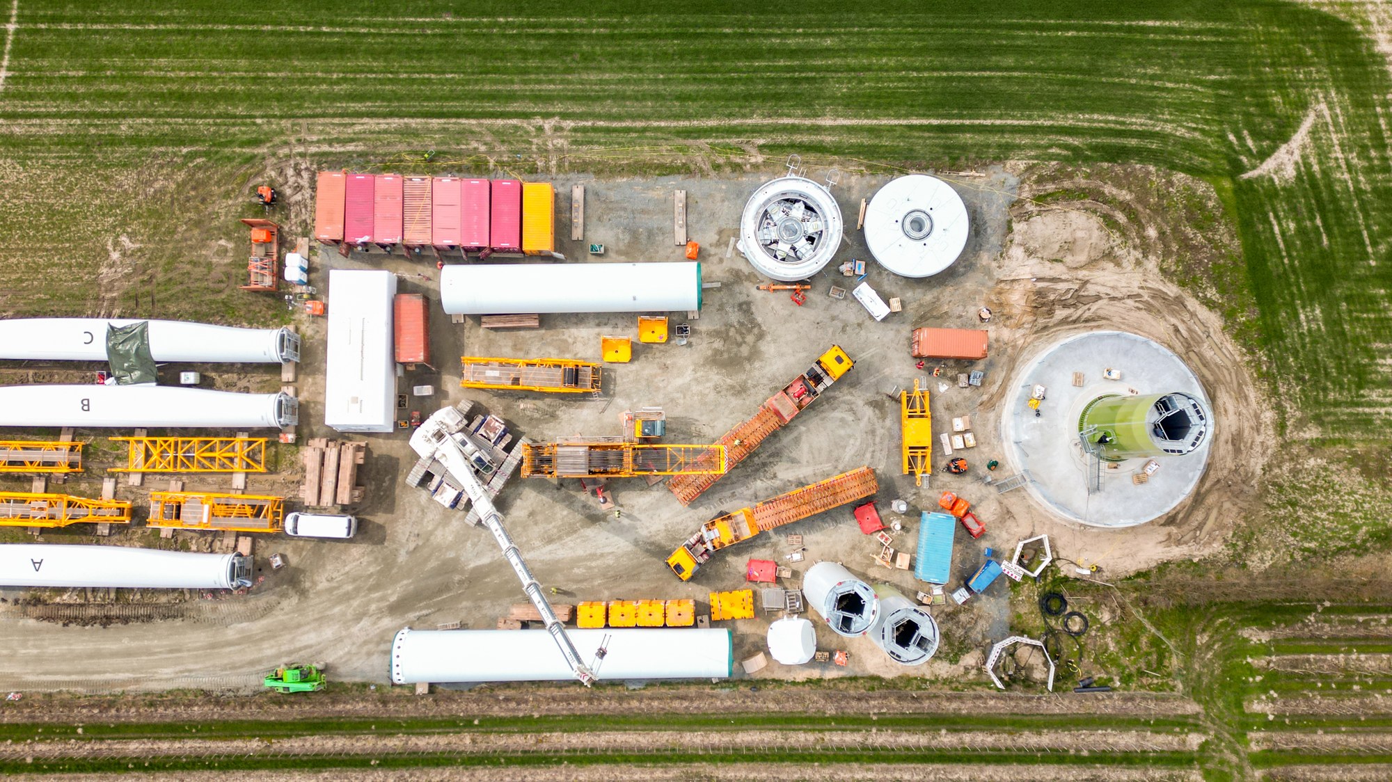 Components of OPUS 1 ready for assembly