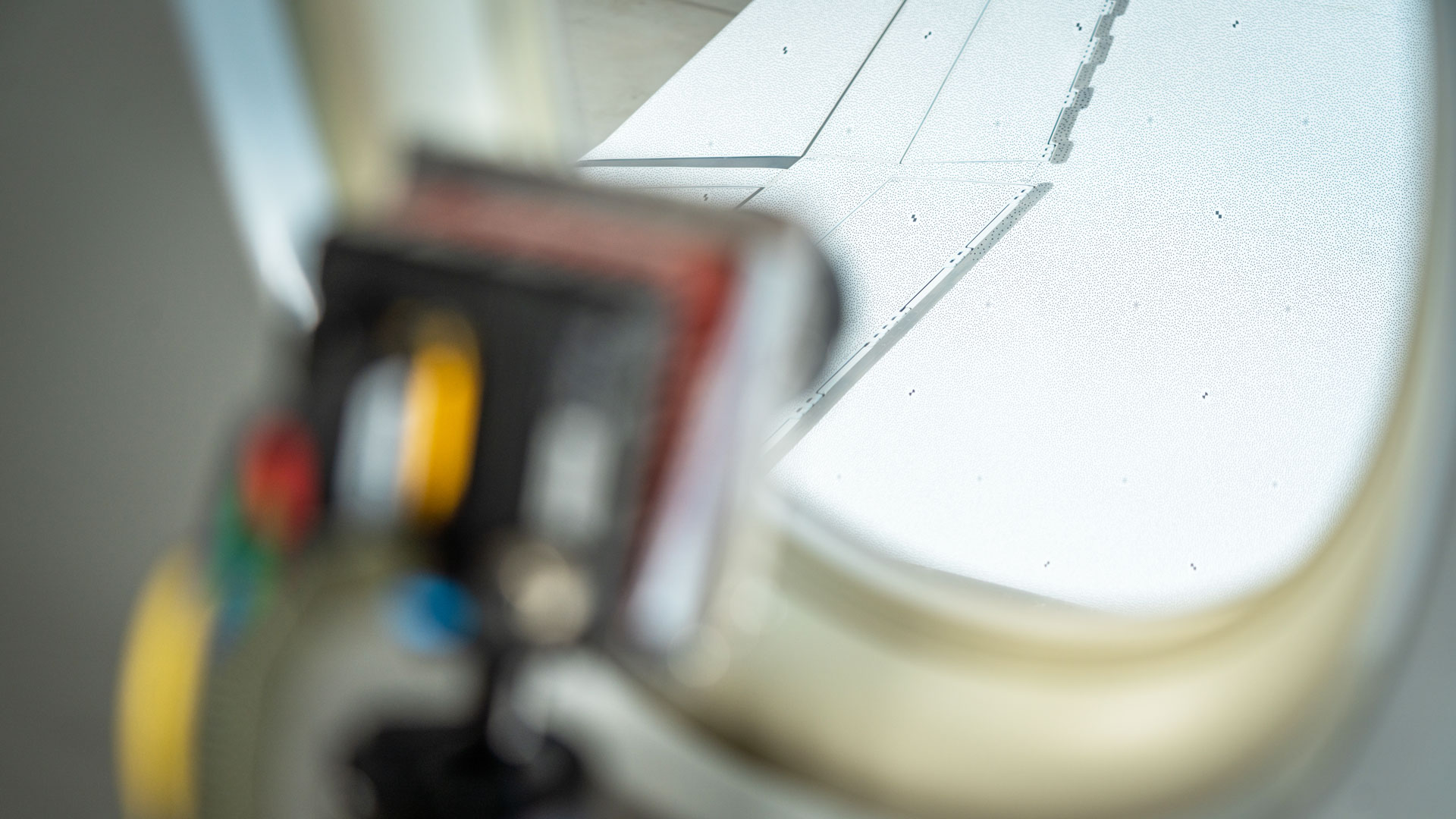 Interior cameras keep an eye on the wing