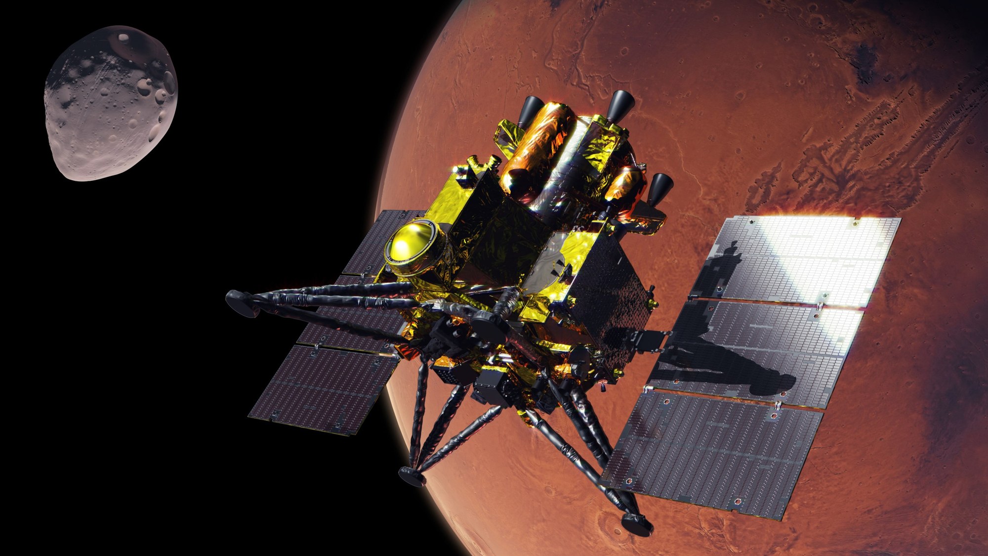 MMX spacecraft