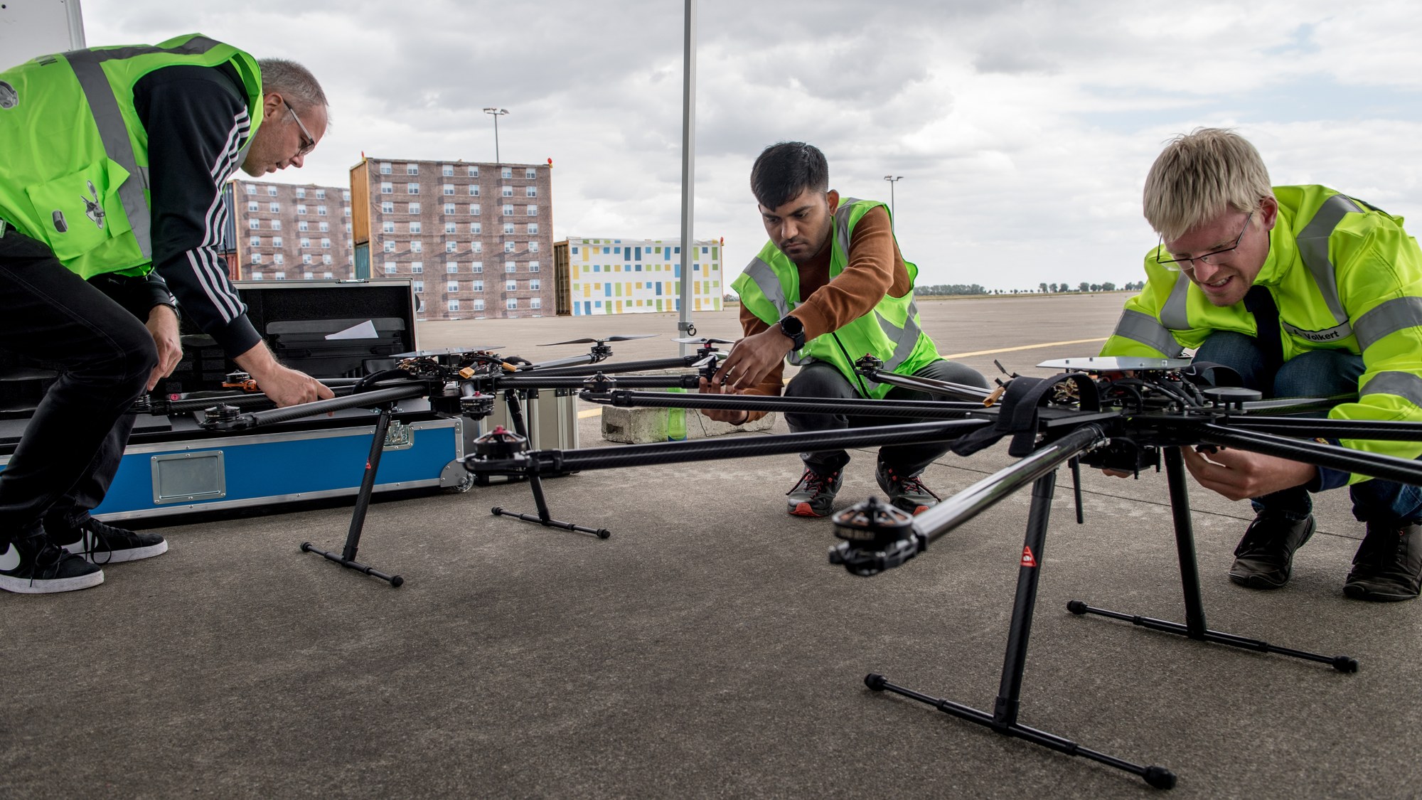 Preparations for the flight test