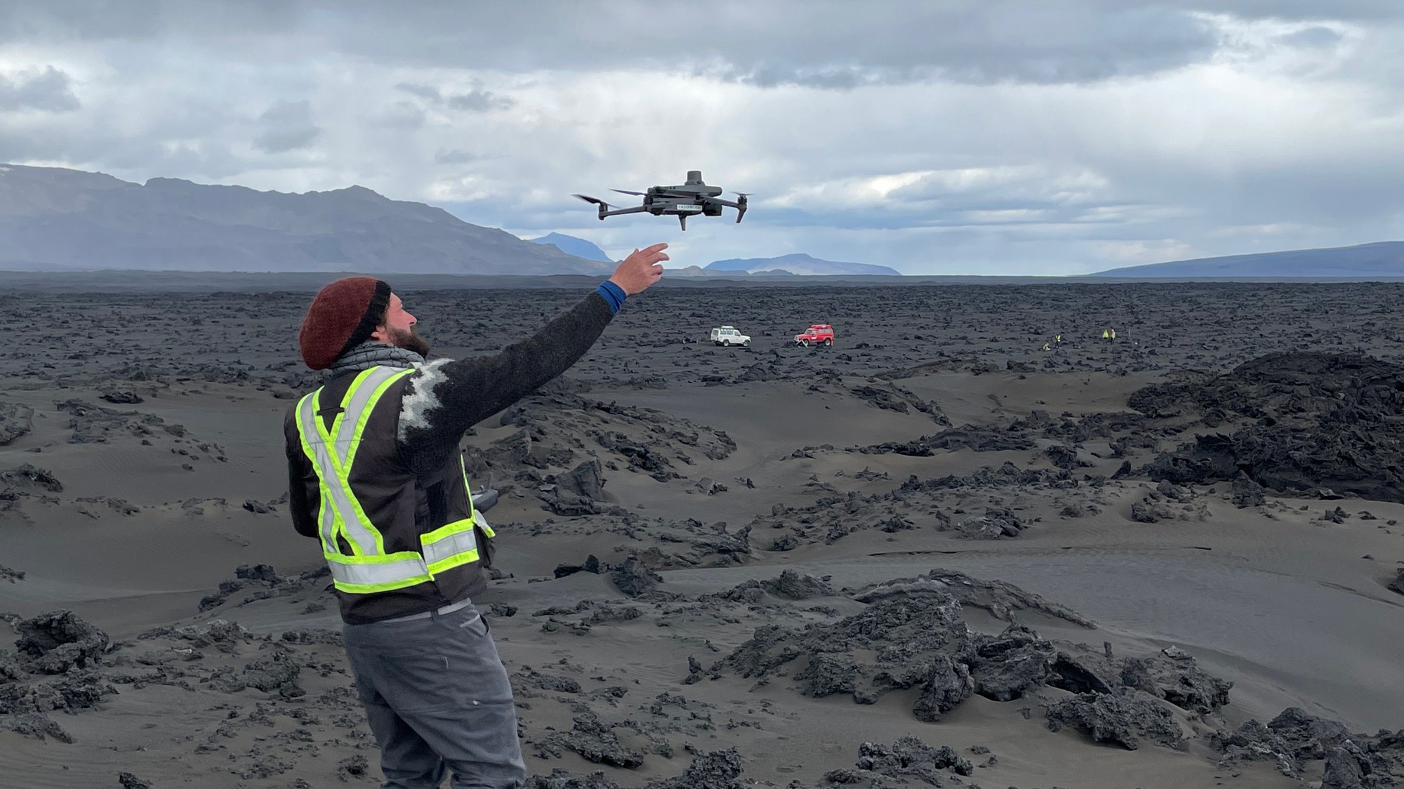Photogrammetric survey of the Icelandic test sites