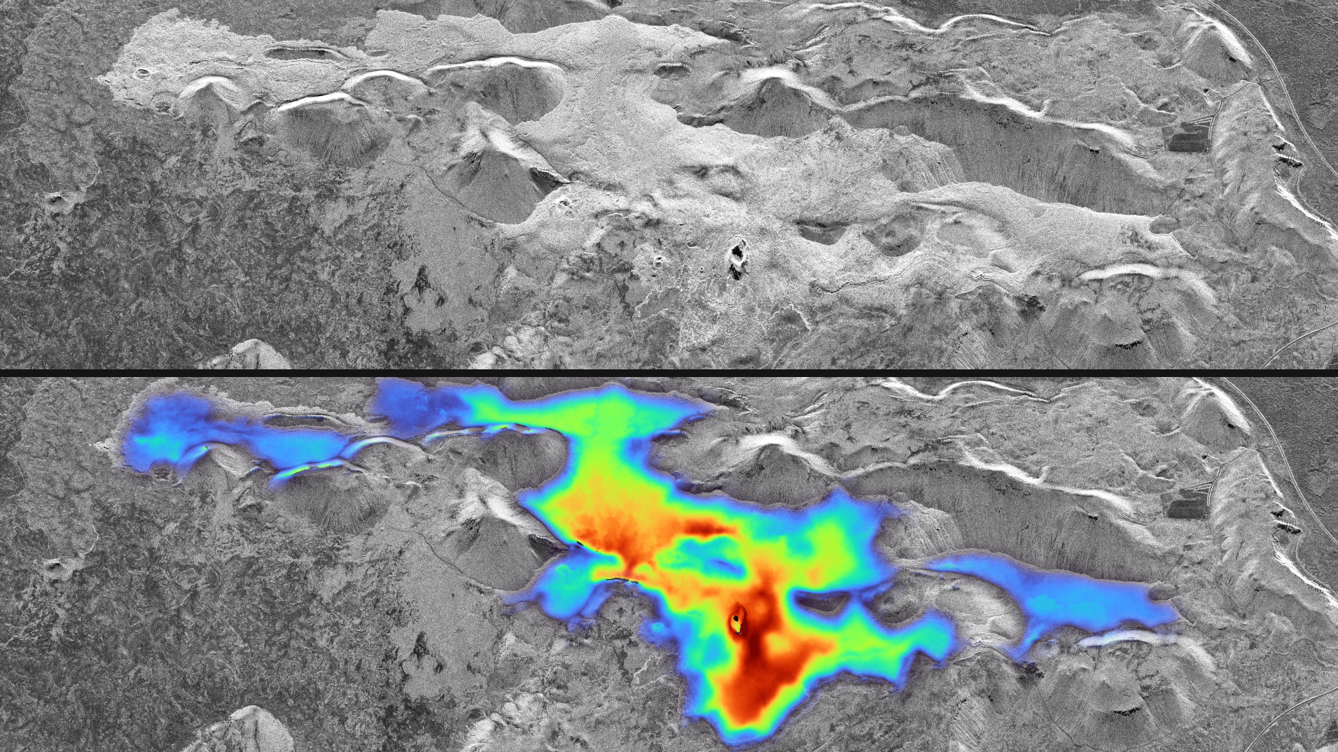 Radar reflectivity in X-band as acquired by DLR's F-SAR sensor