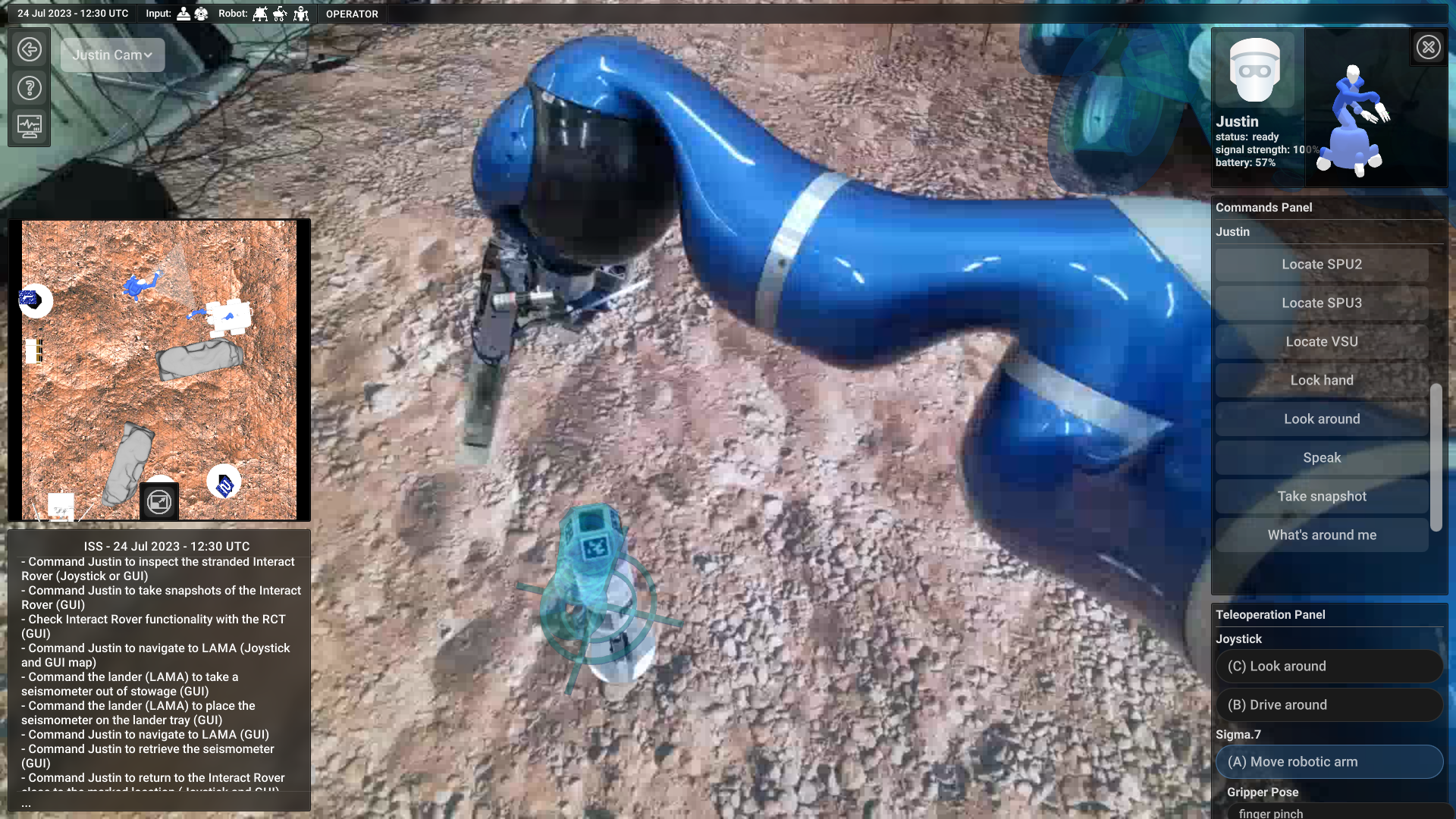 The world through the eyes of a robot