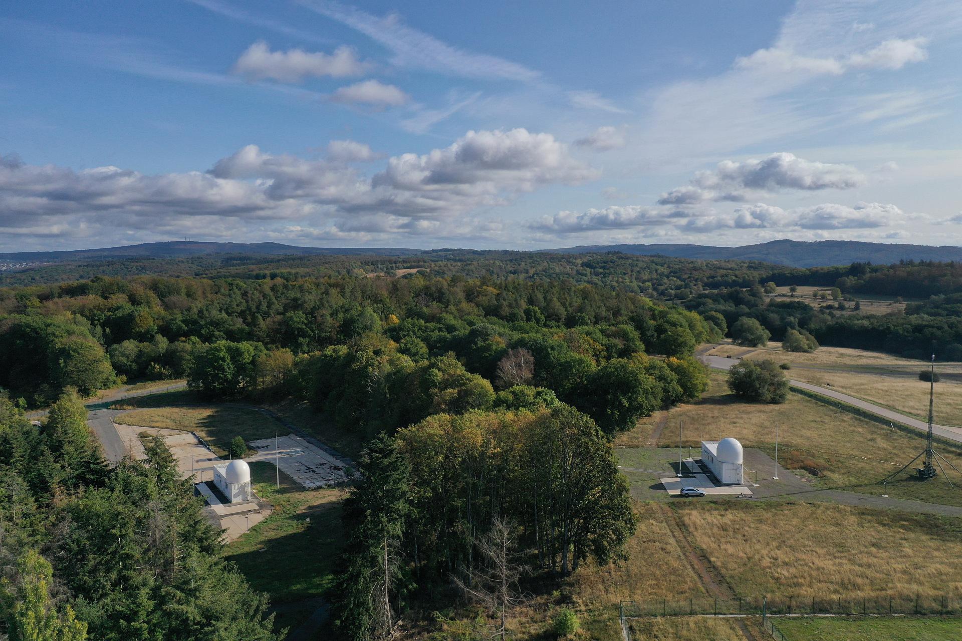 Aerial view of GESTRA at the Schmidtenhöhe training area near Koblenz
