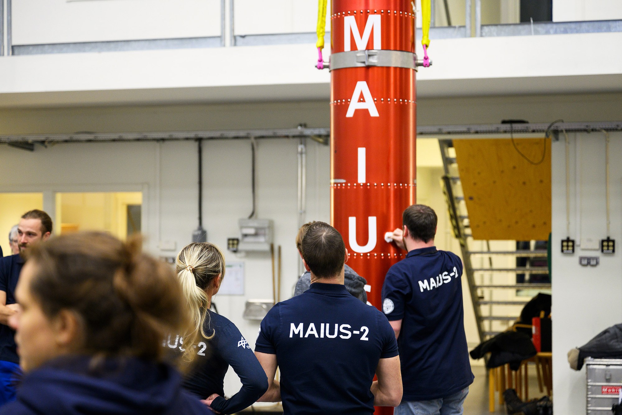 MAIUS-2 taken to the launch tower
