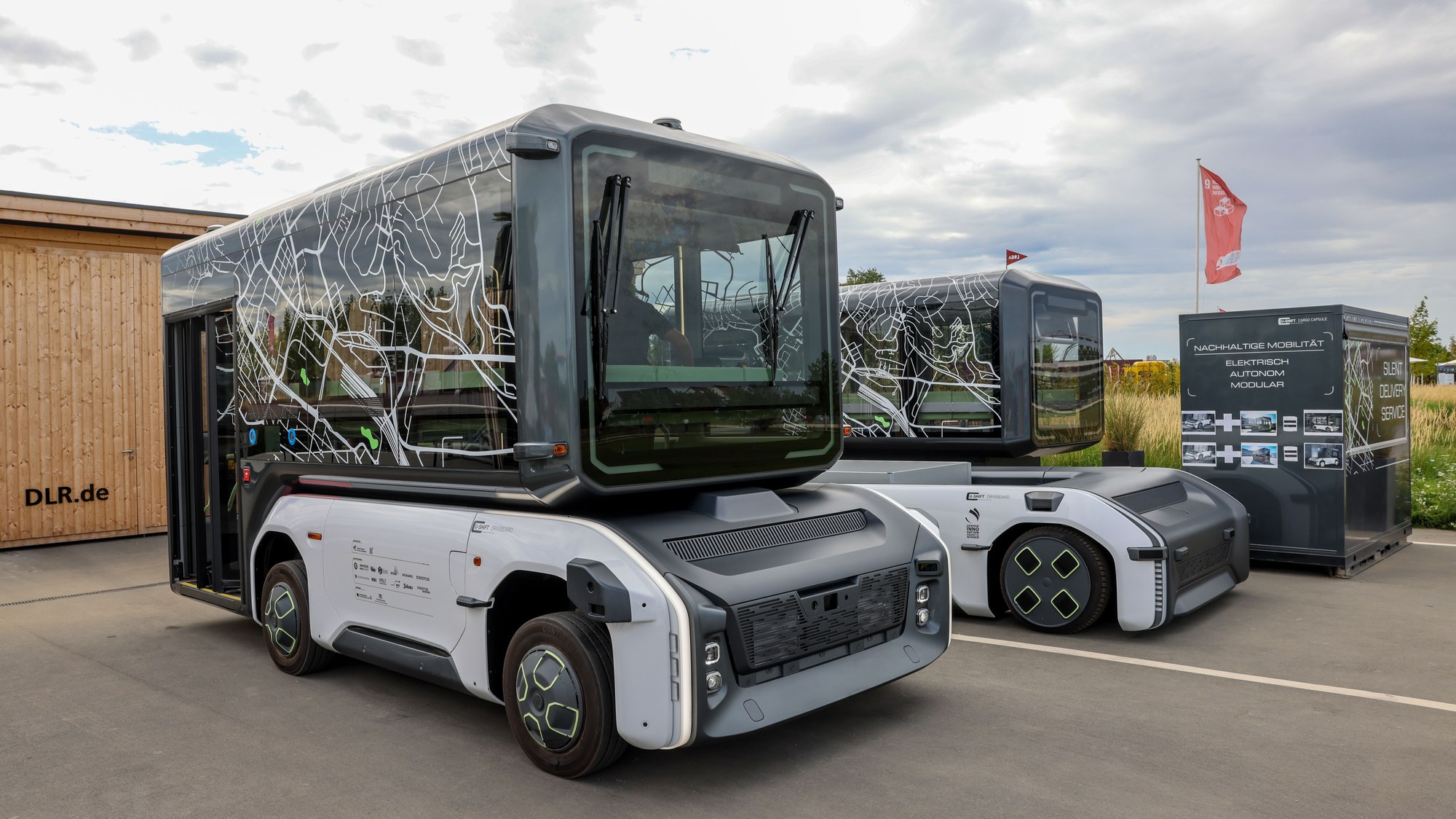U-Shift prototypes in action at BUGA 23, the German National Garden Show