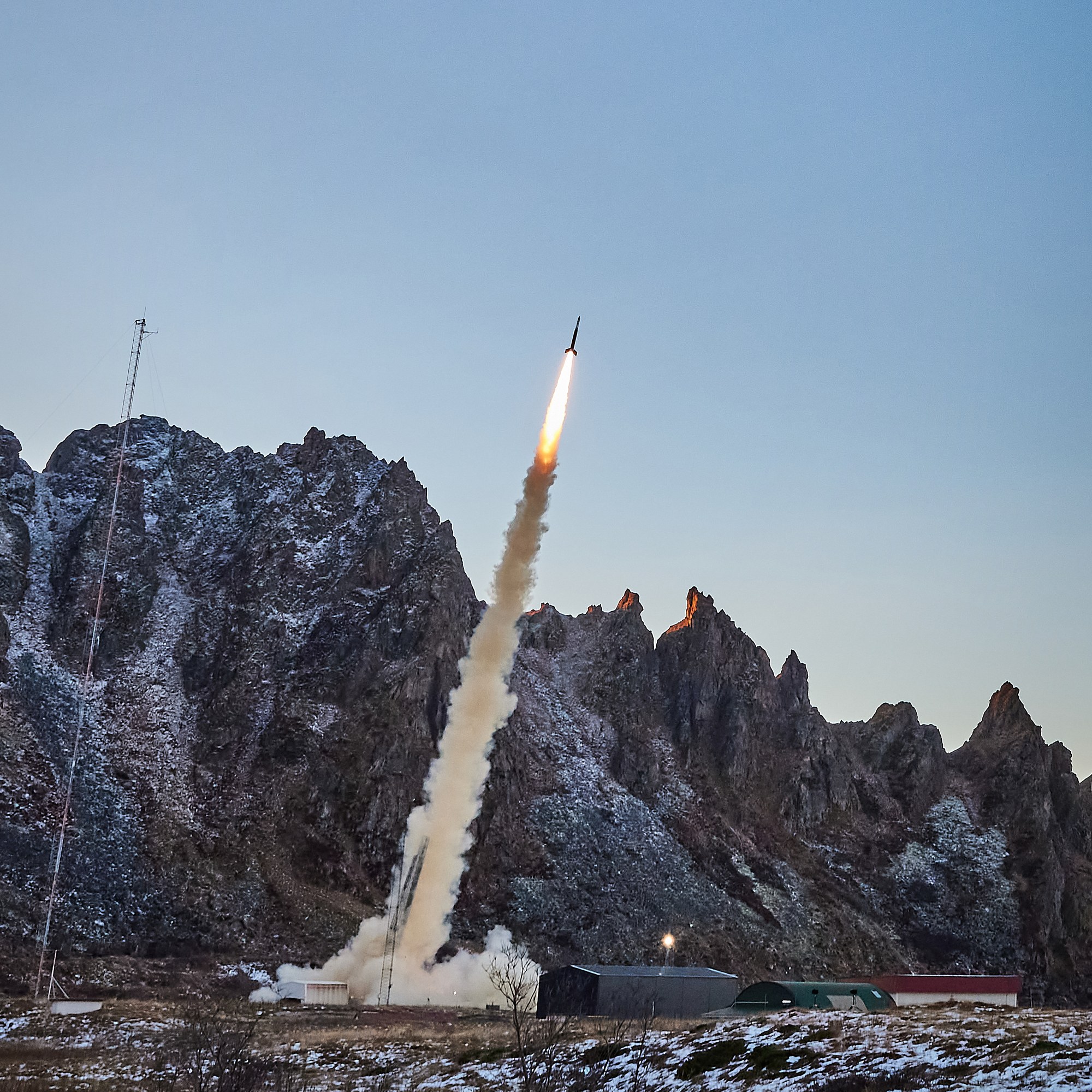 Launch of the 'Red Kite' from Andøya in northern Norway