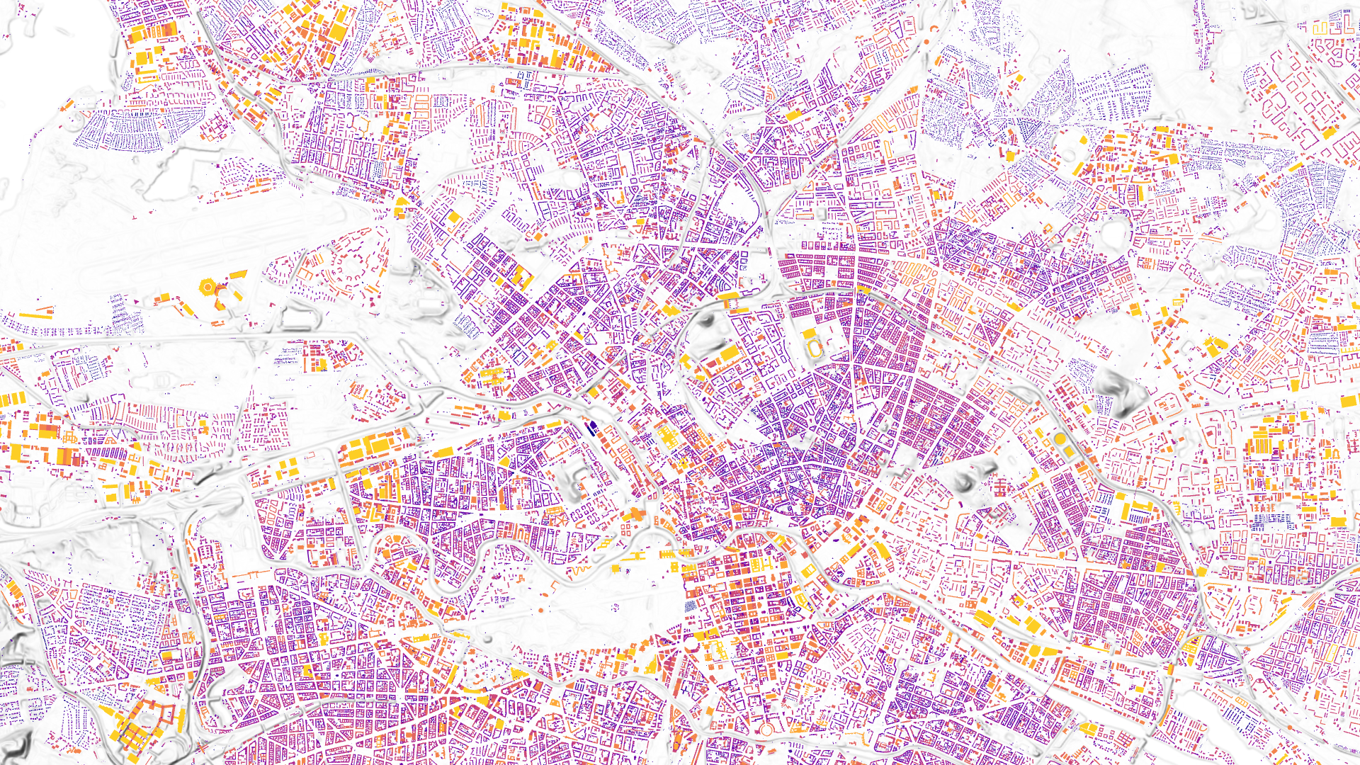 Solar roof potential in Berlin