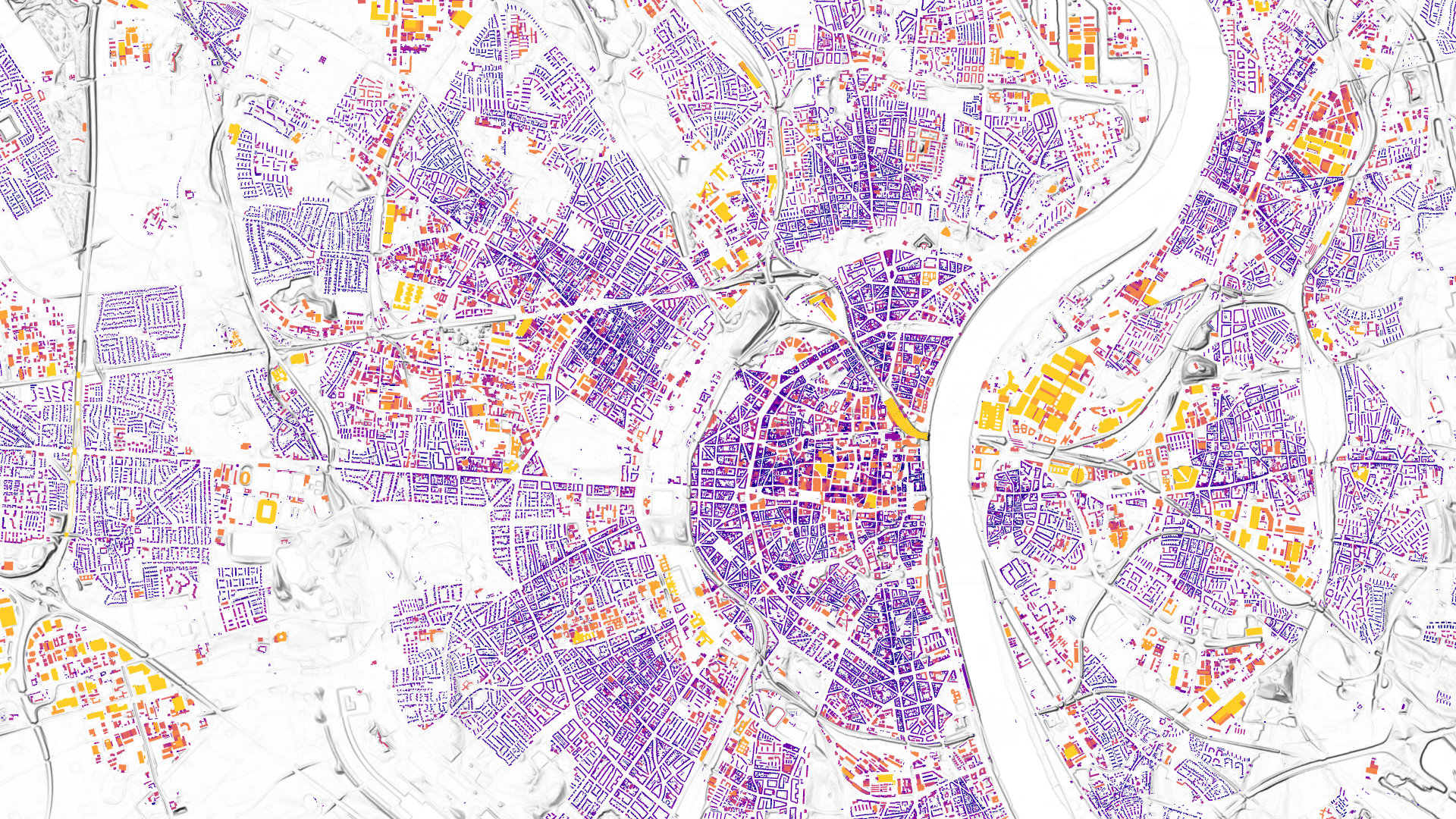 Solar roof potential in Cologne