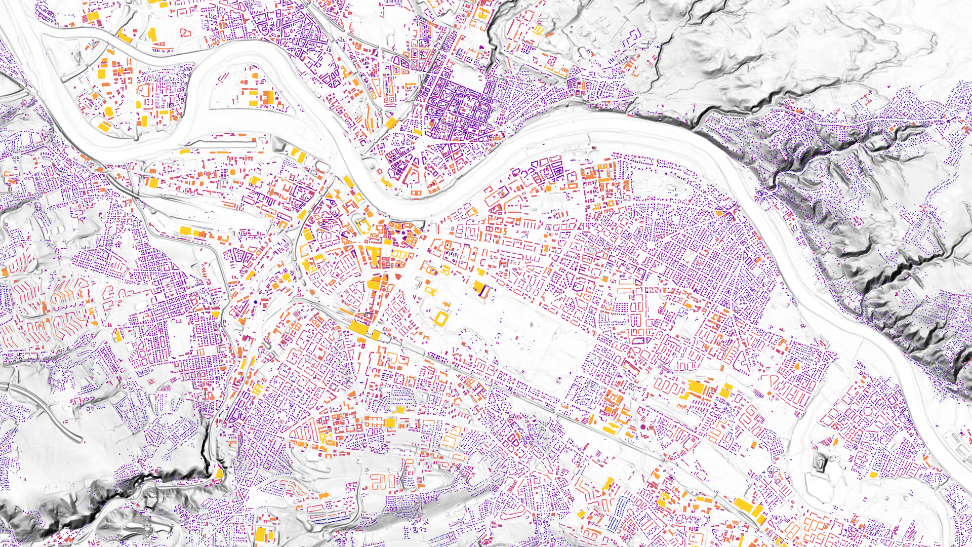 Solar roof potential in Dresden