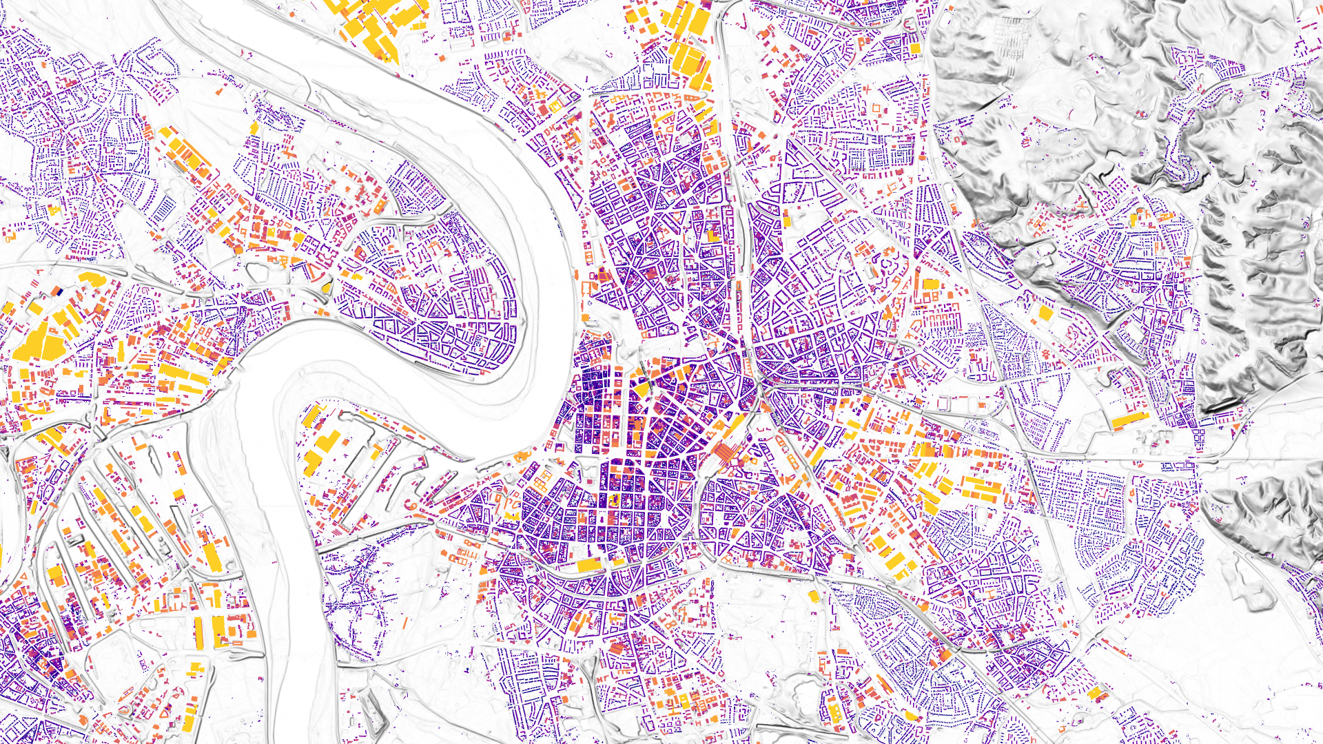 Solar roof potential in Düsseldorf