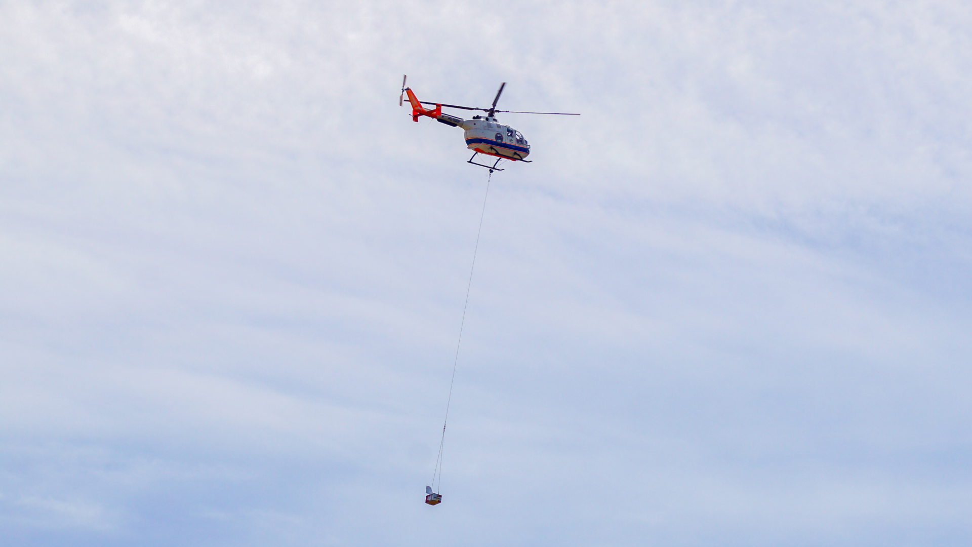 BO 105 research helicopter with radar