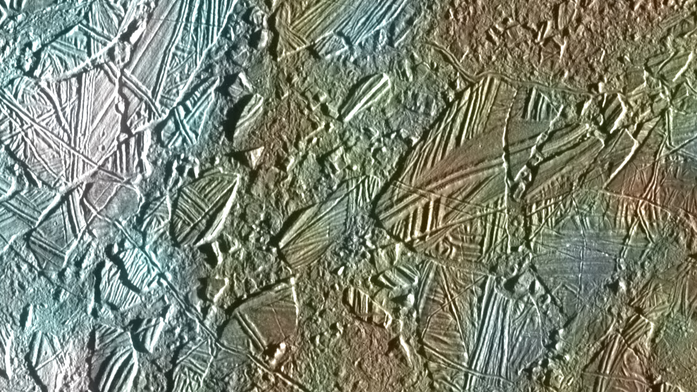 Europa's Conamara Chaos 'chaotic region'