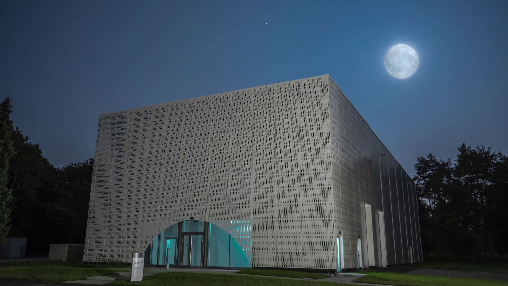 The goal in sight: The LUNA facility under the moonlight