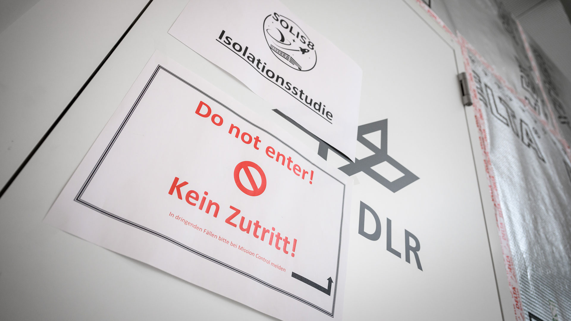 The door stayed closed – no outside contact with the outside world