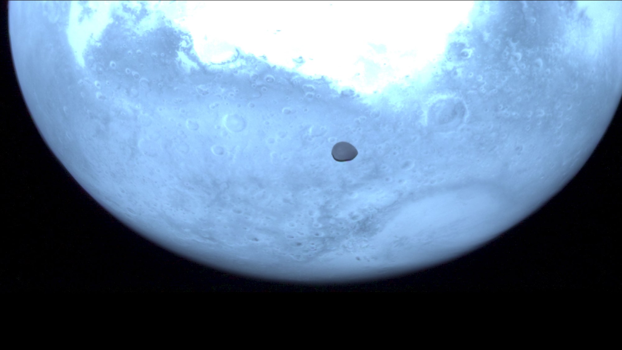 Hyperscout-H image in near-infrared during Hera's flyby of Mars