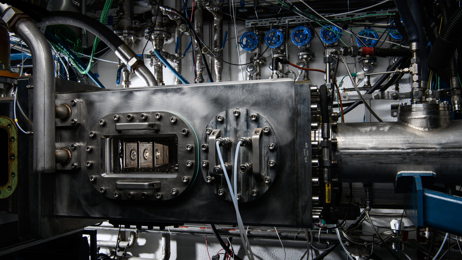 Combustion chamber test set up