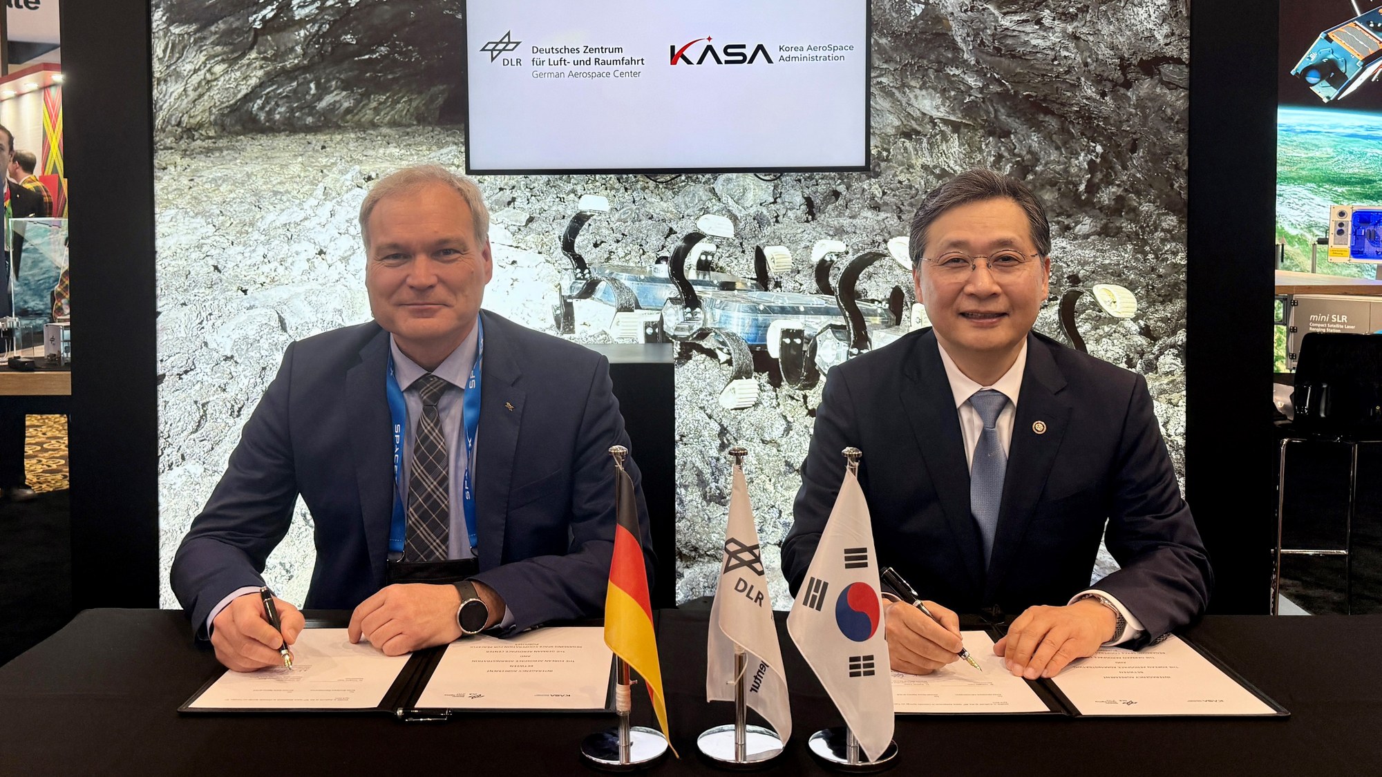 Framework agreement between the German and Korean space agencies