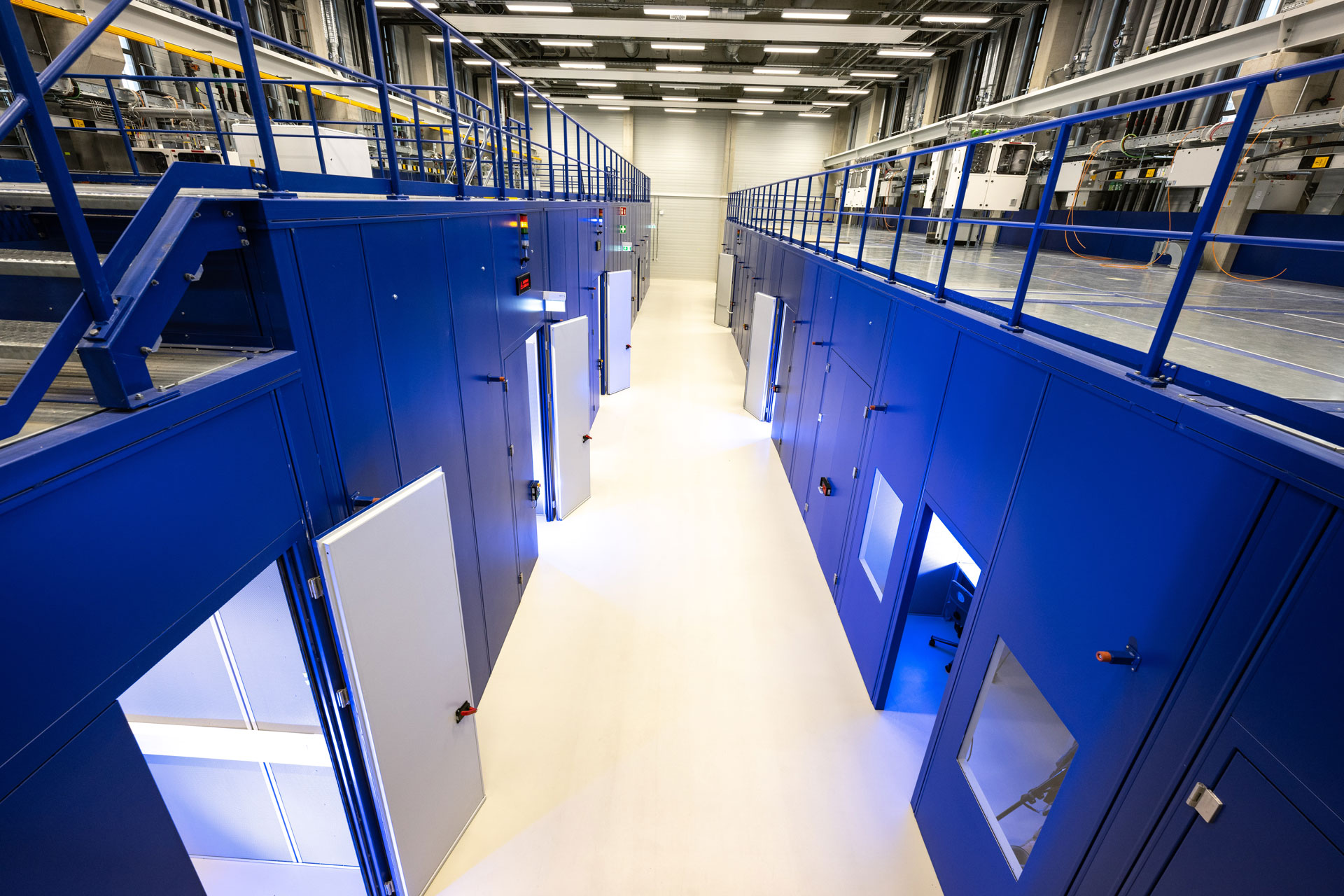 Overview of the test hall – DLR test lab for engine innovation