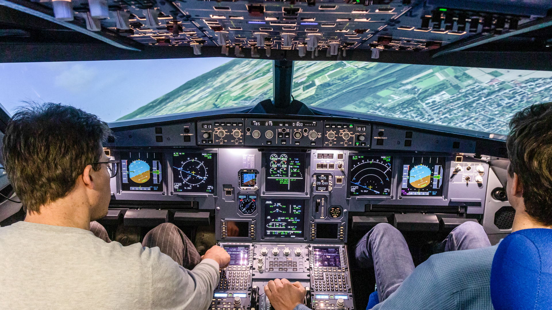 Relief in the cockpit