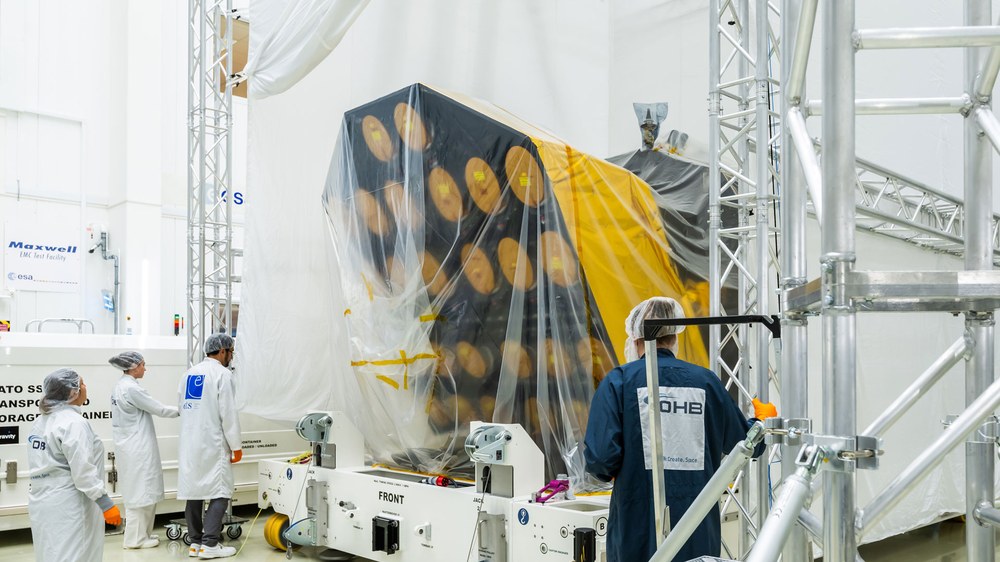 PLATO housed in cleanroom tent