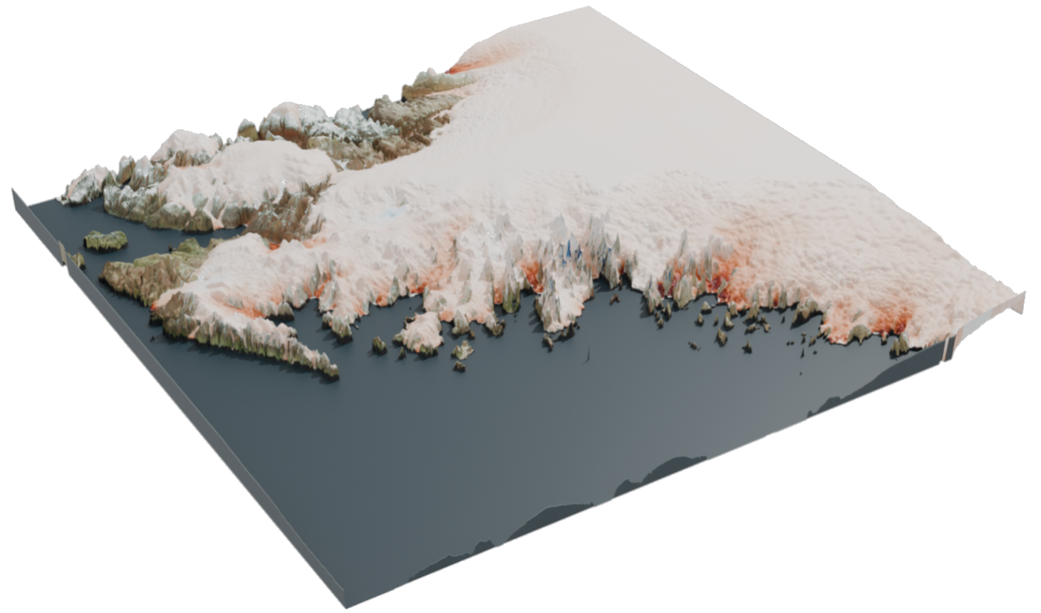Elevation change of the Greenland Ice Sheet between 2011 and 2017
