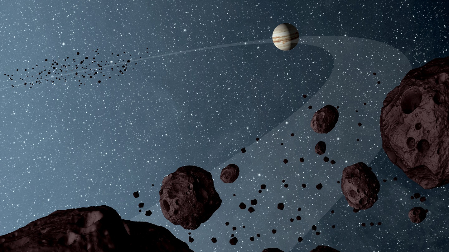 'Trojans' and 'Greeks' in Jupiter's orbit