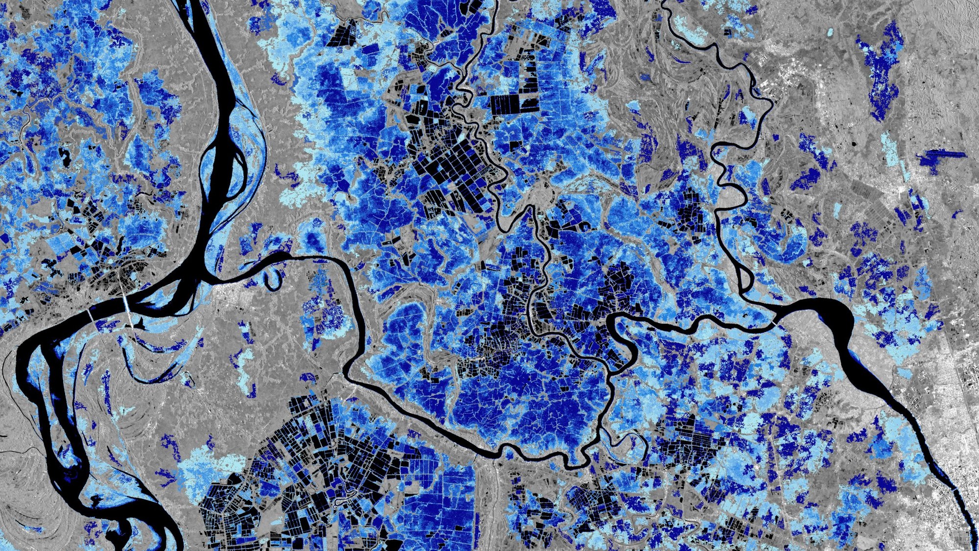 Mapping flood areas using Sentinel-1 data