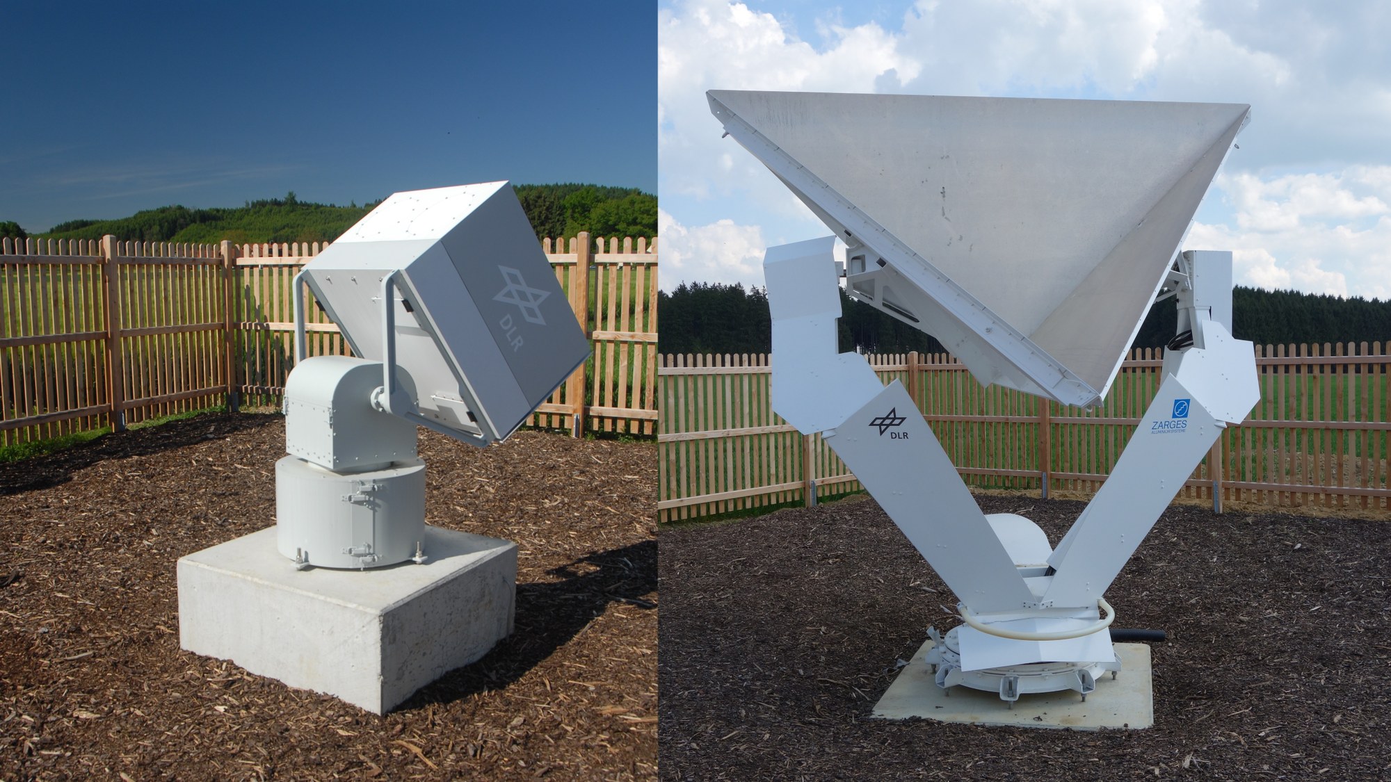 Transponder and corner reflector for the calibration of Sentinel-1D
