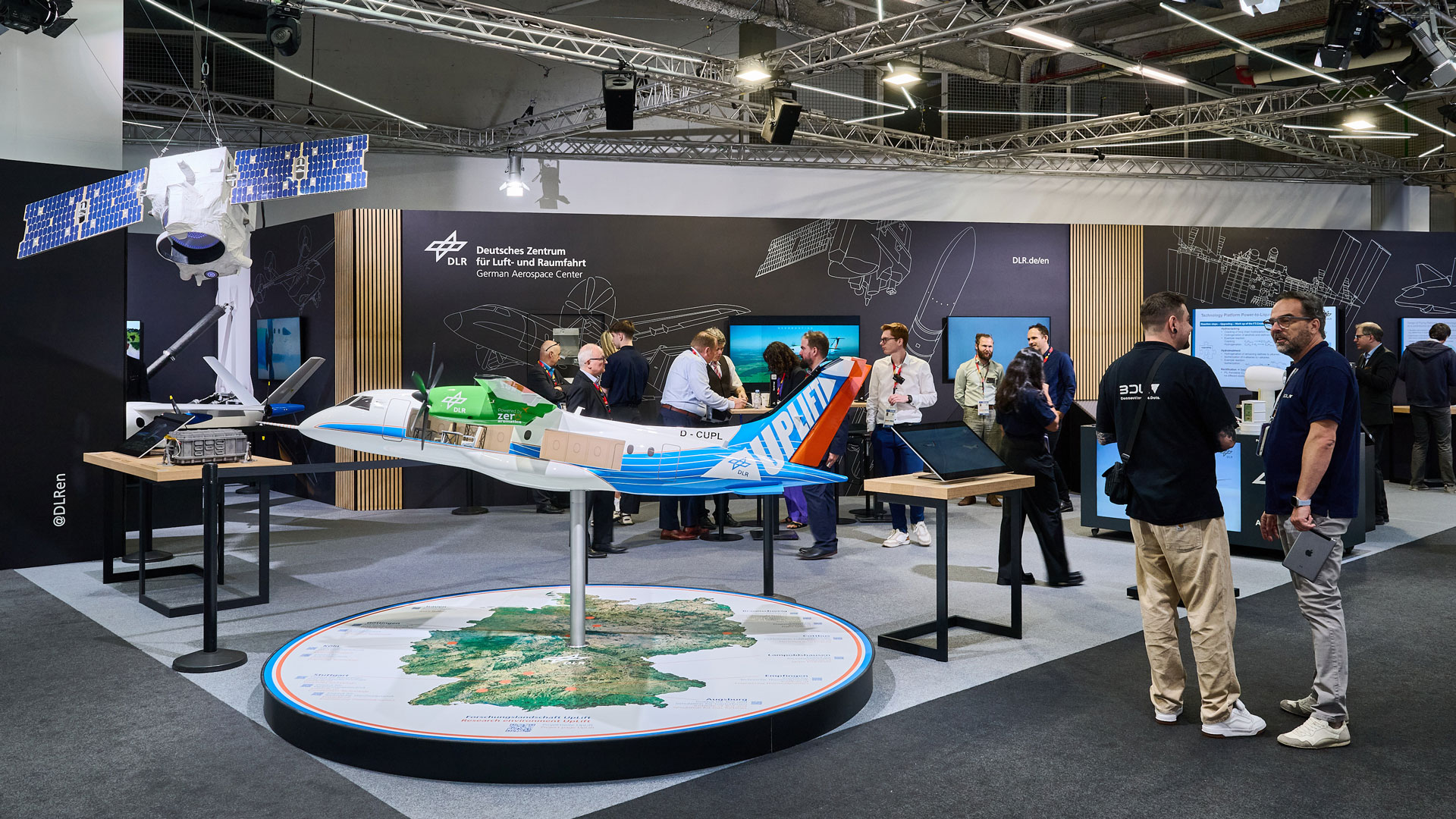 DLR stand at the 2025 Paris Air Show