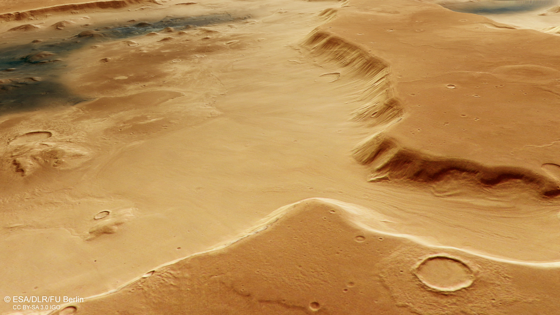 Remnants of block glaciers in Deuteronilus Cavus