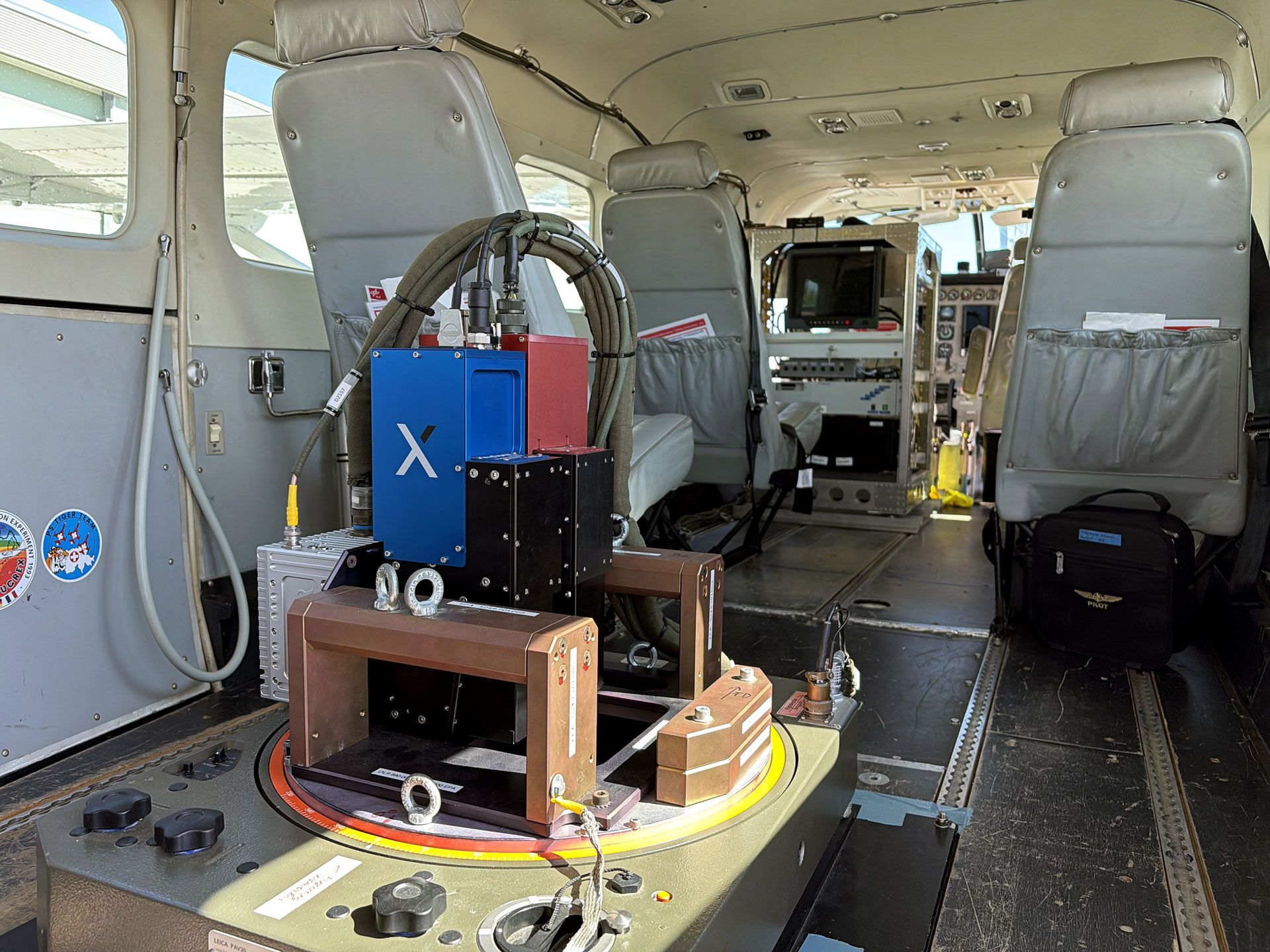 HySpex sensor in DLR's Cessna D-FDLR research aircraft