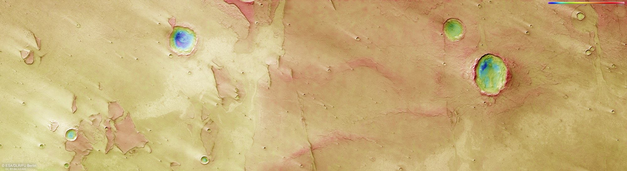 Topographic image map of Idaeus Fossae