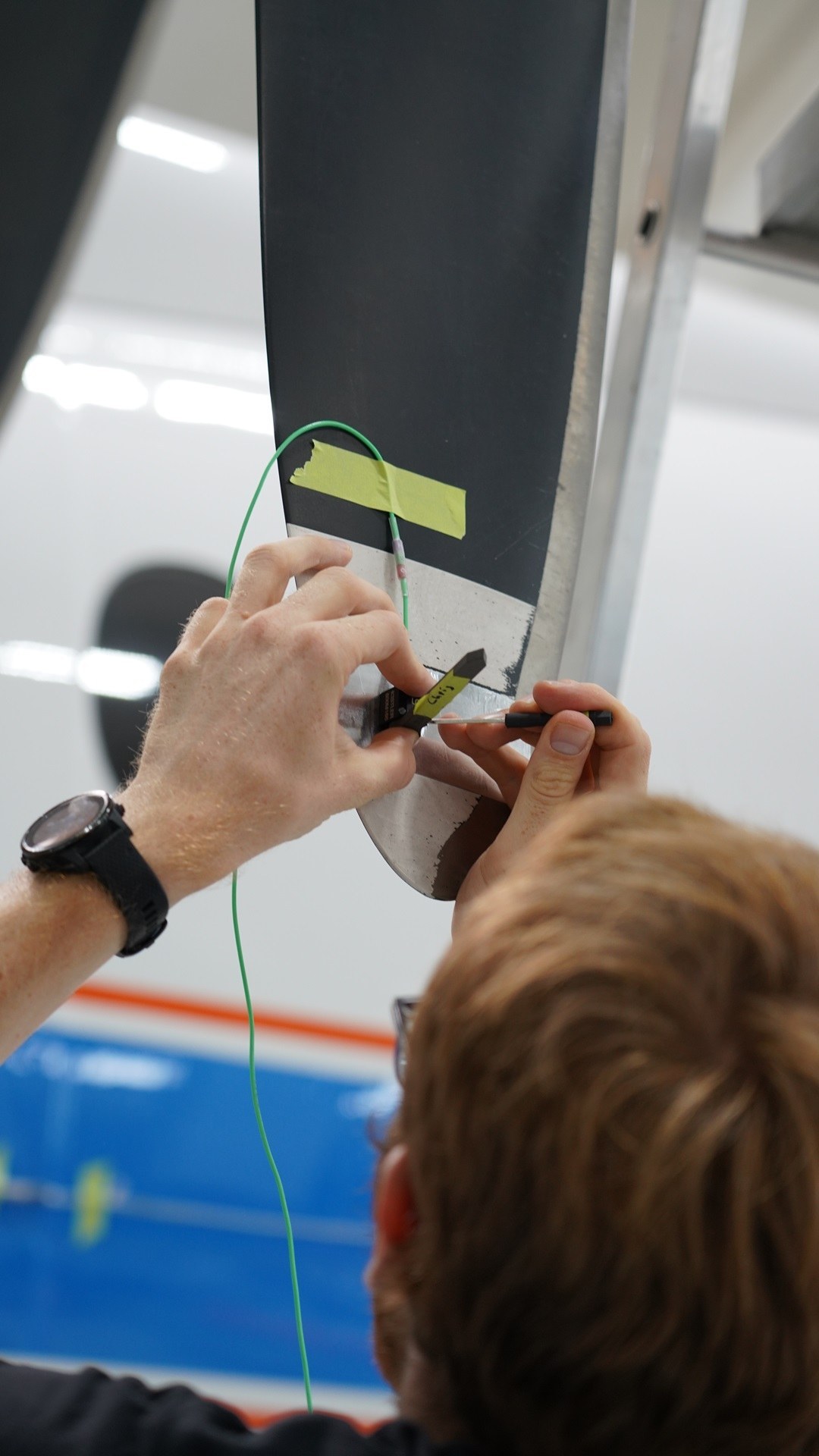 Installing the acceleration sensors