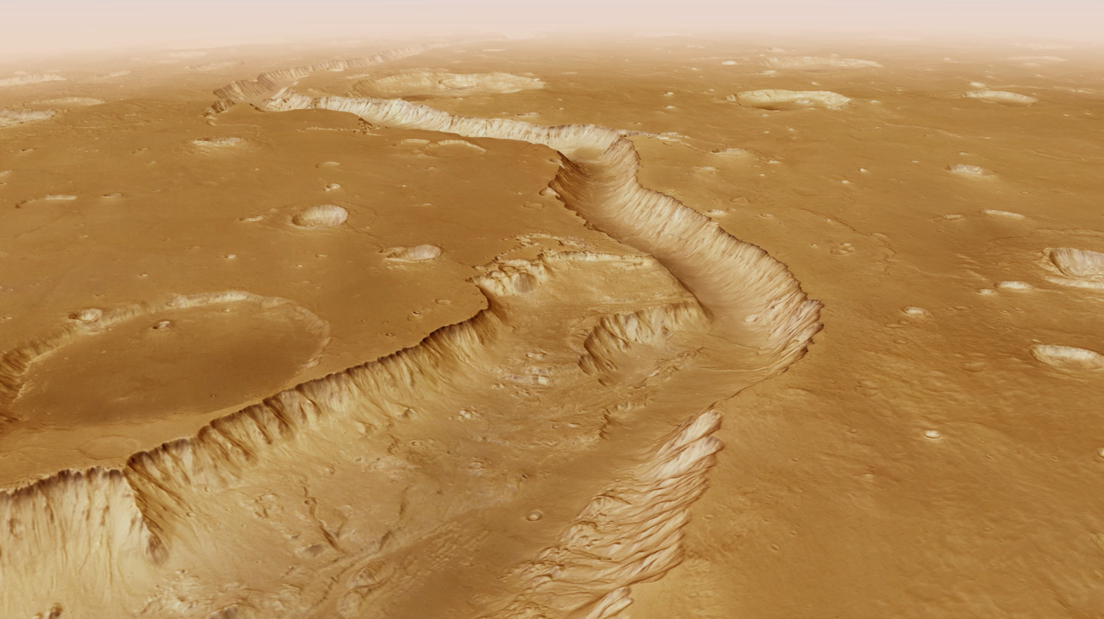 Shalbatana Vallis on Mars