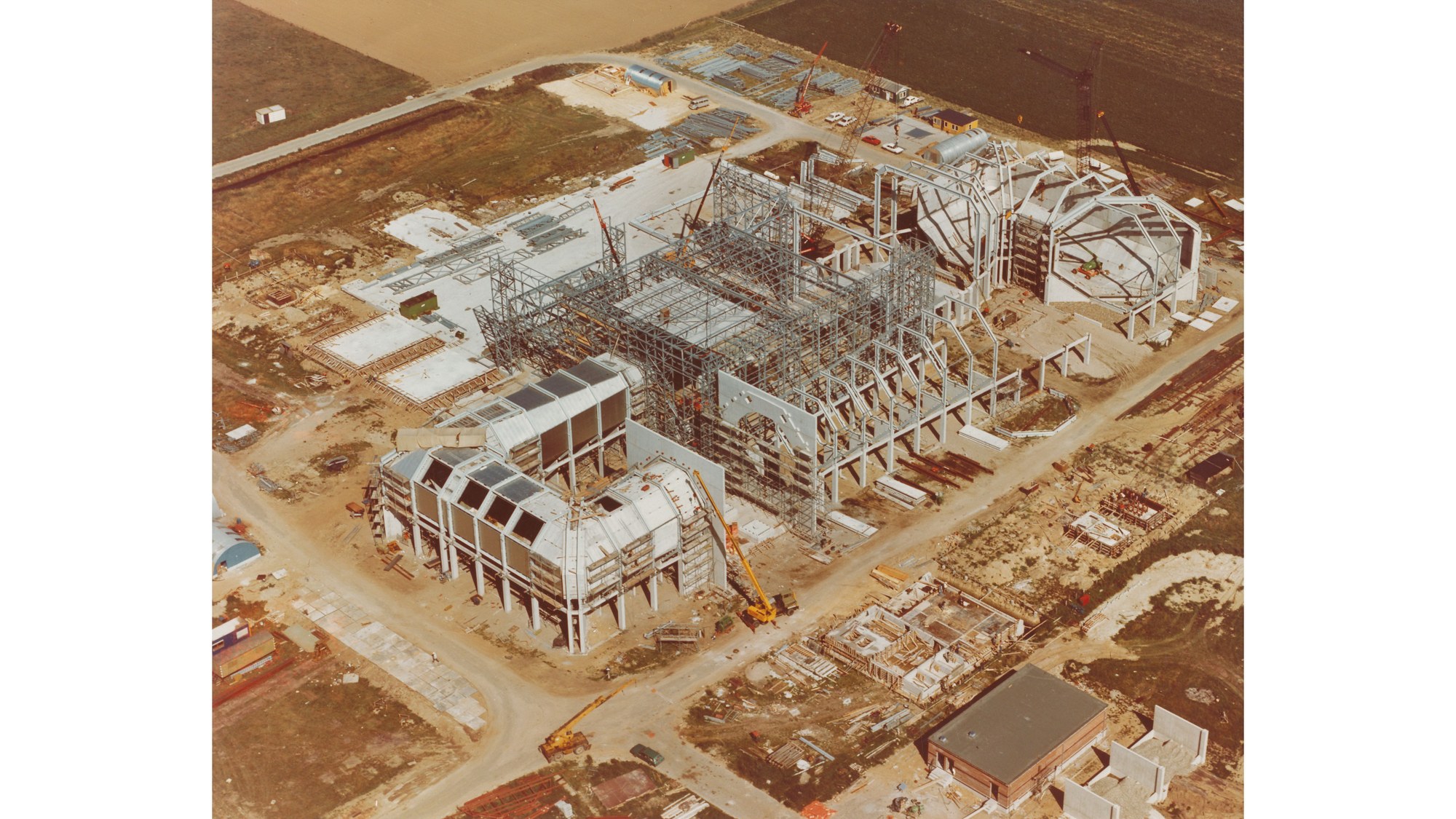 The Large Low-speed Facility (LLF) wind tunnel under construction