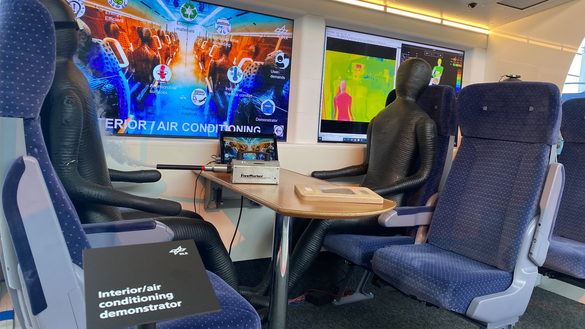 DLR's interior and climate control demonstrator for rail research