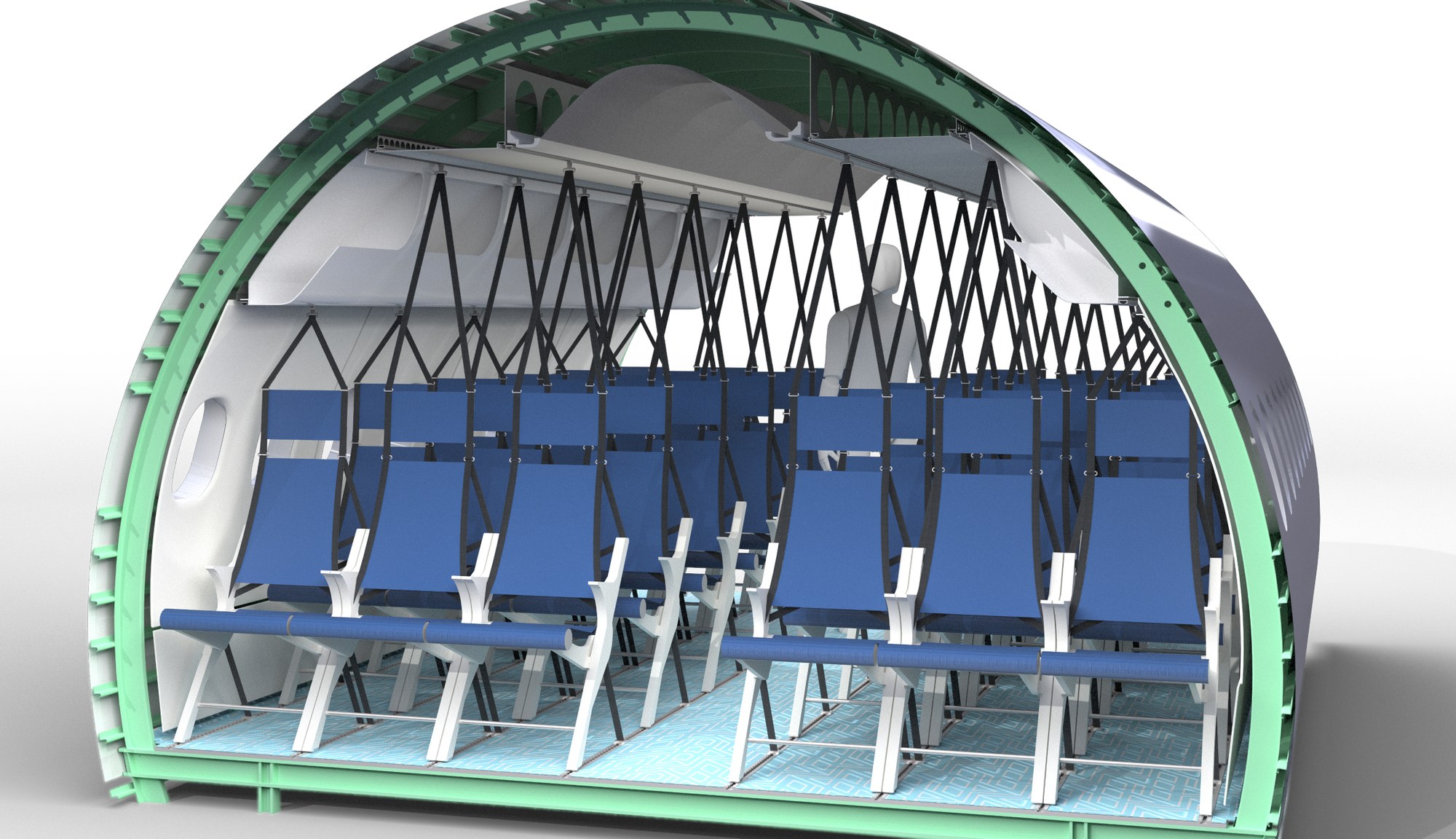 Disruptive cabin DISKUS