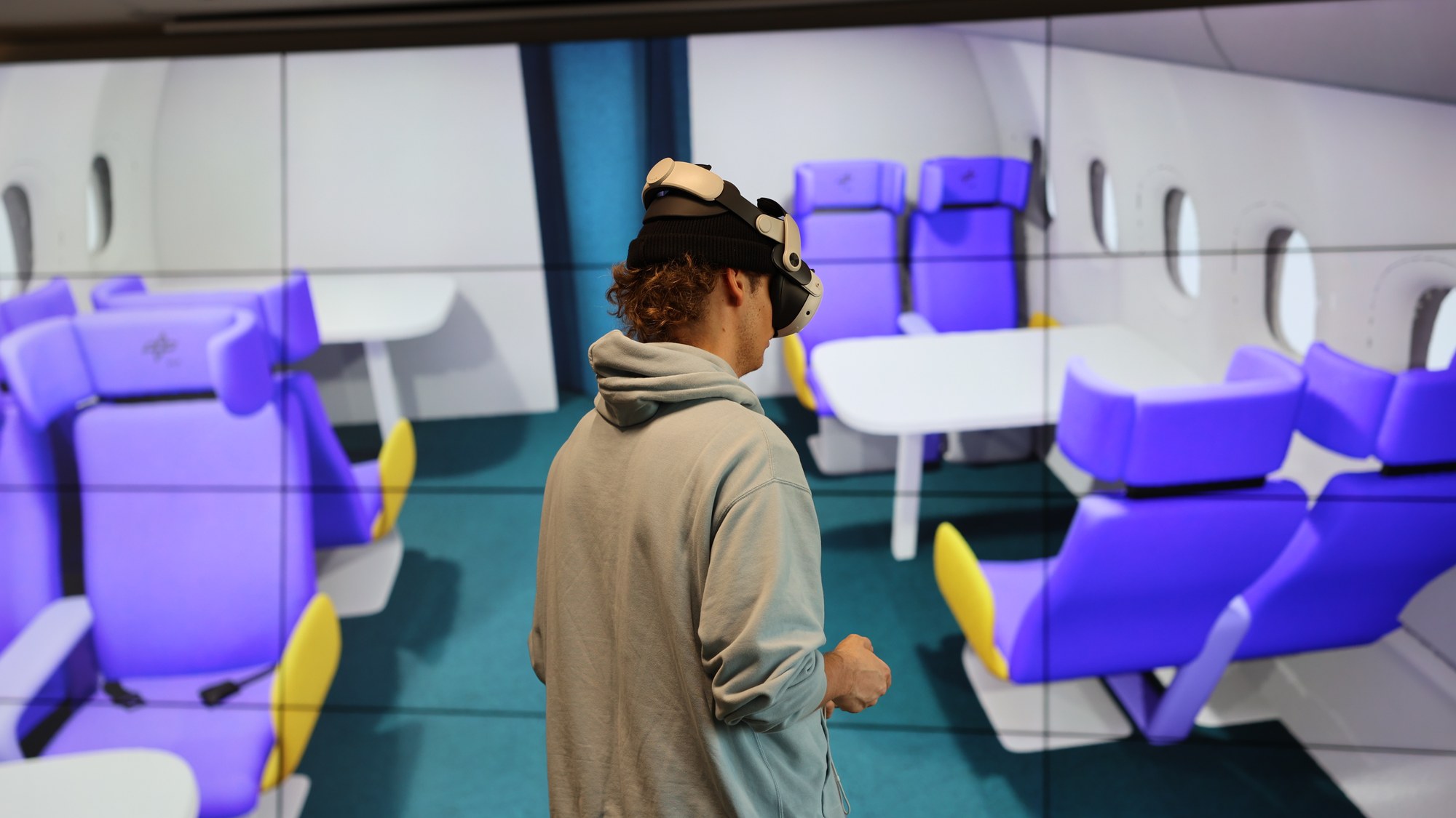 Virtual environment of the immersive cabin laboratory