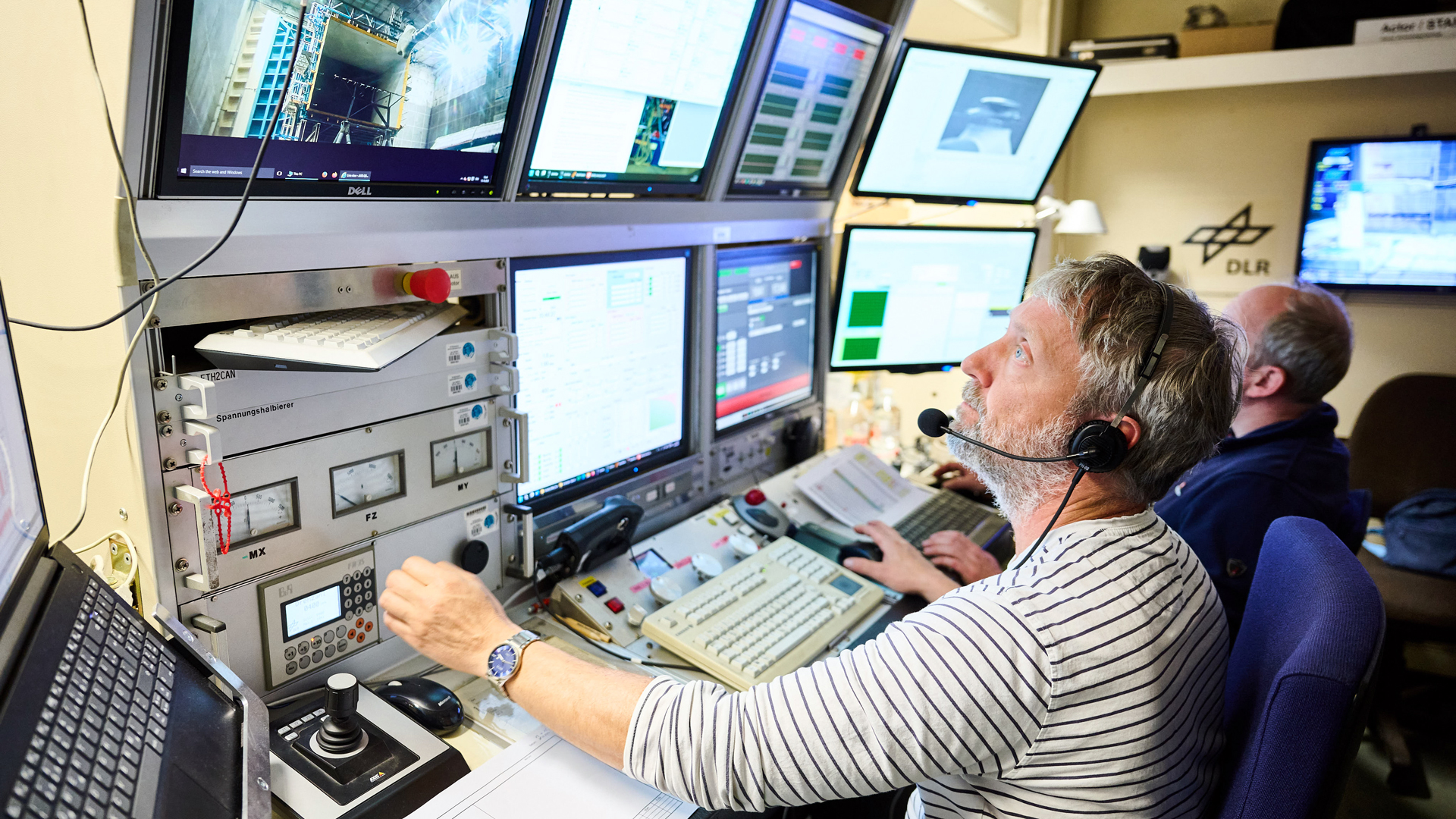 Control of the model and actuators in the blades